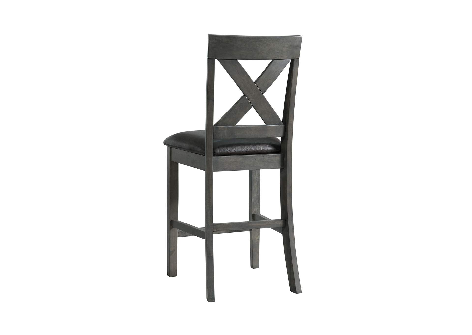 Alex Counter Side Chair With Black Pu Grey 2 Per Pack image 8