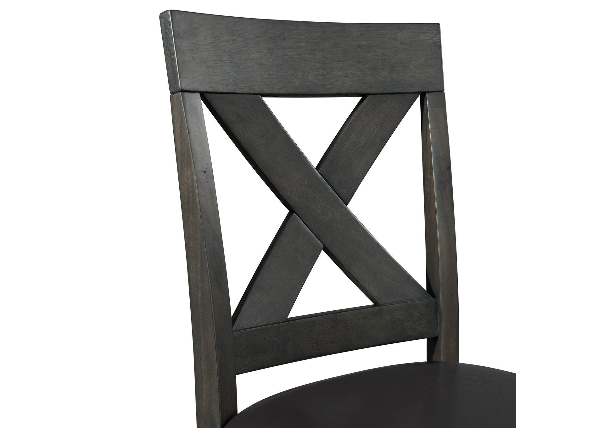 Alex Counter Side Chair With Black Pu Grey 2 Per Pack image 9