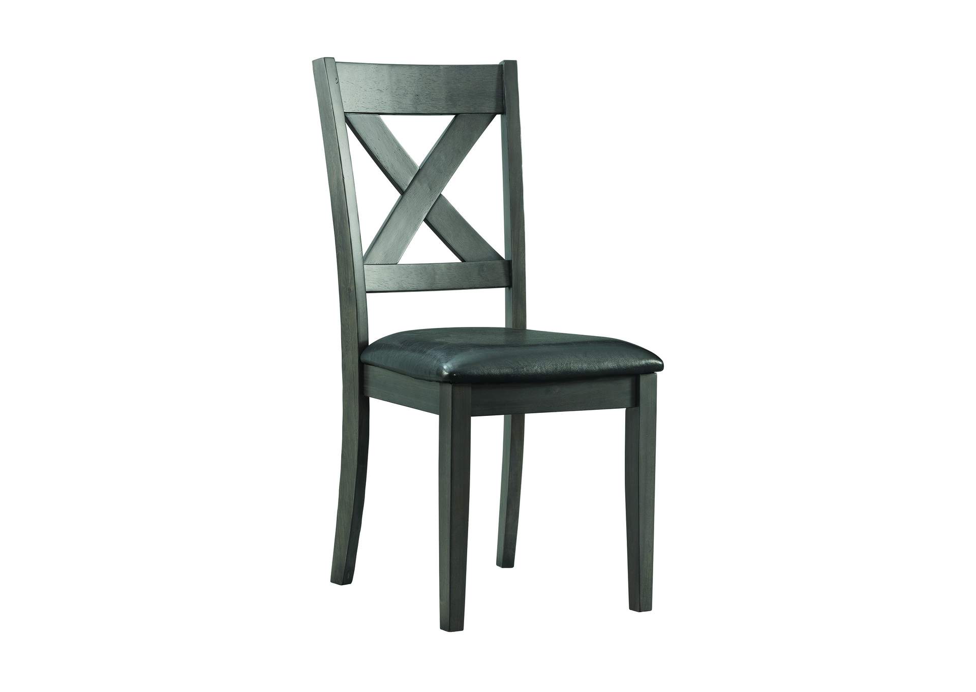 Alex Dining Side Chair Grey 2 Per Pack