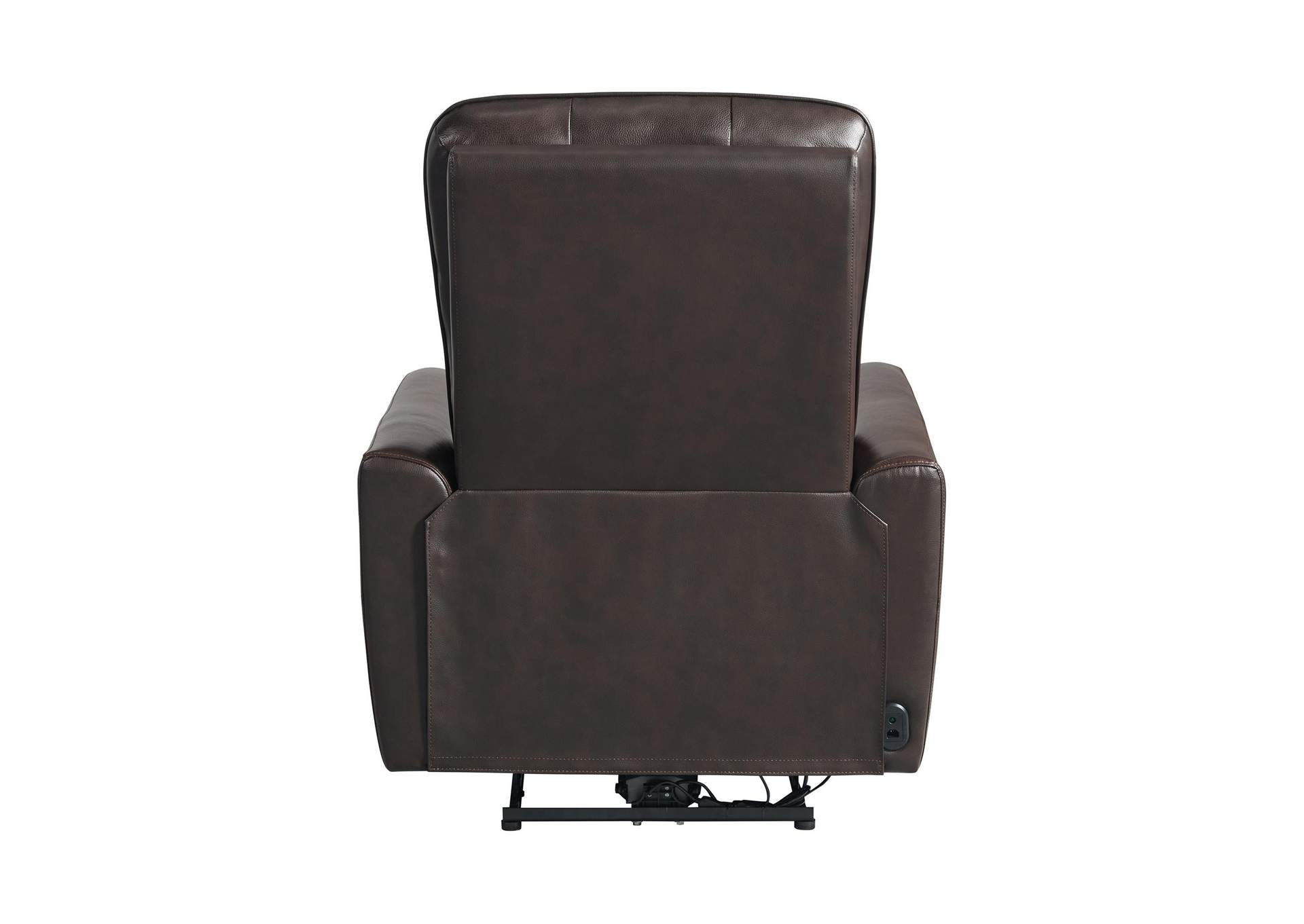 All Star Power Recliner With Power Headrest In Jazz Brown Top Grain - Pvc image 11