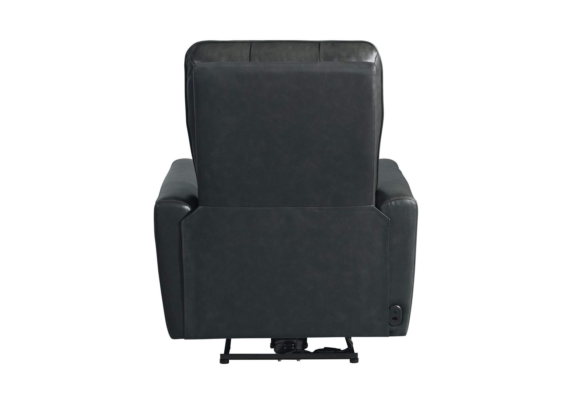 All Star Power Recliner With Power Headrest In Jazz Charcoal image 11