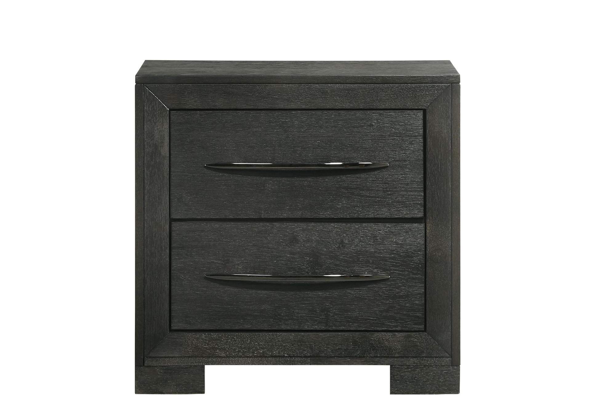 Allan 2 - Drawer Nightstand In Black image 8