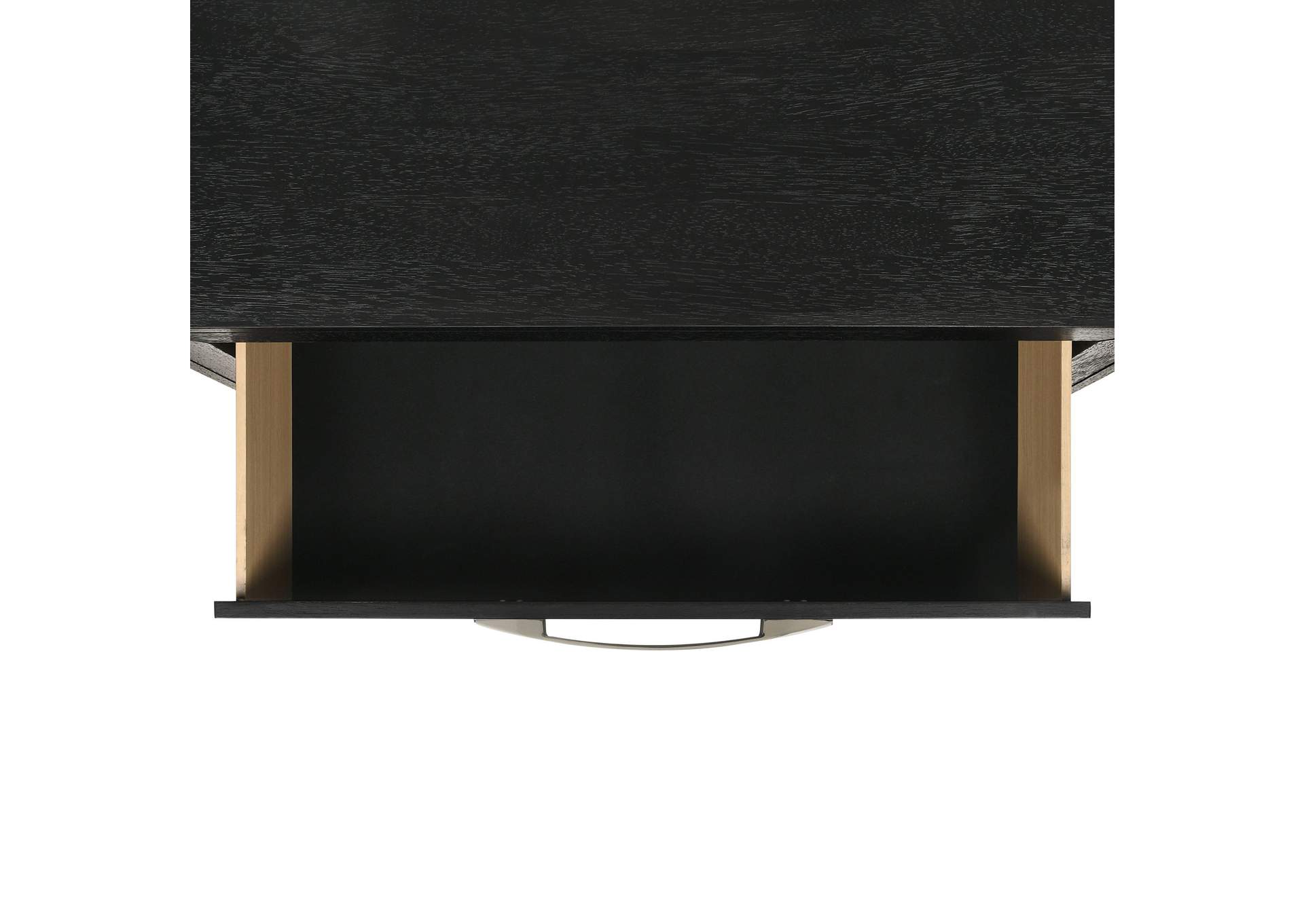 Allan 2 - Drawer Nightstand In Black