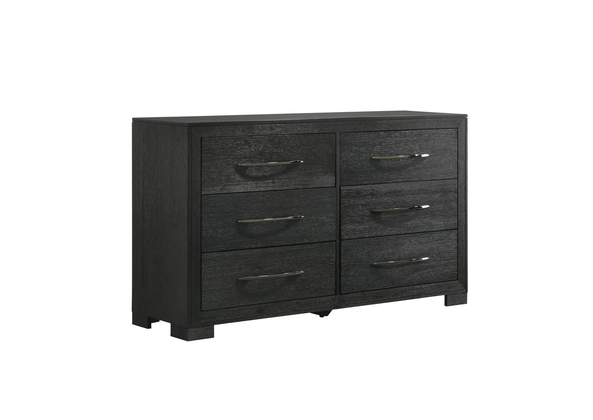 Allan 6 - Drawer Dresser In Black image 7