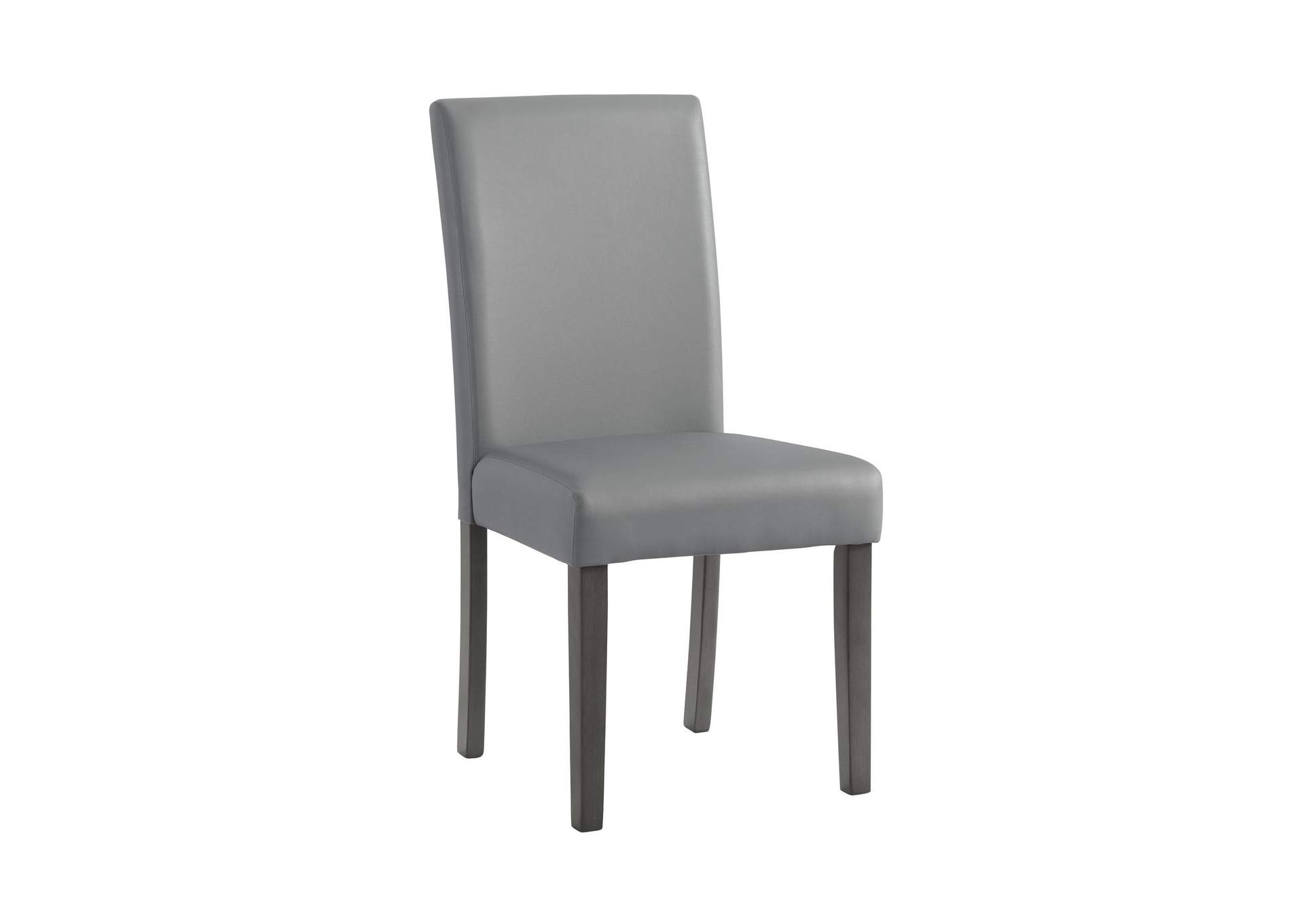 Ambridge 5 Piece Round Dining Set With Faux Marble Top In Brushed Grey image 15