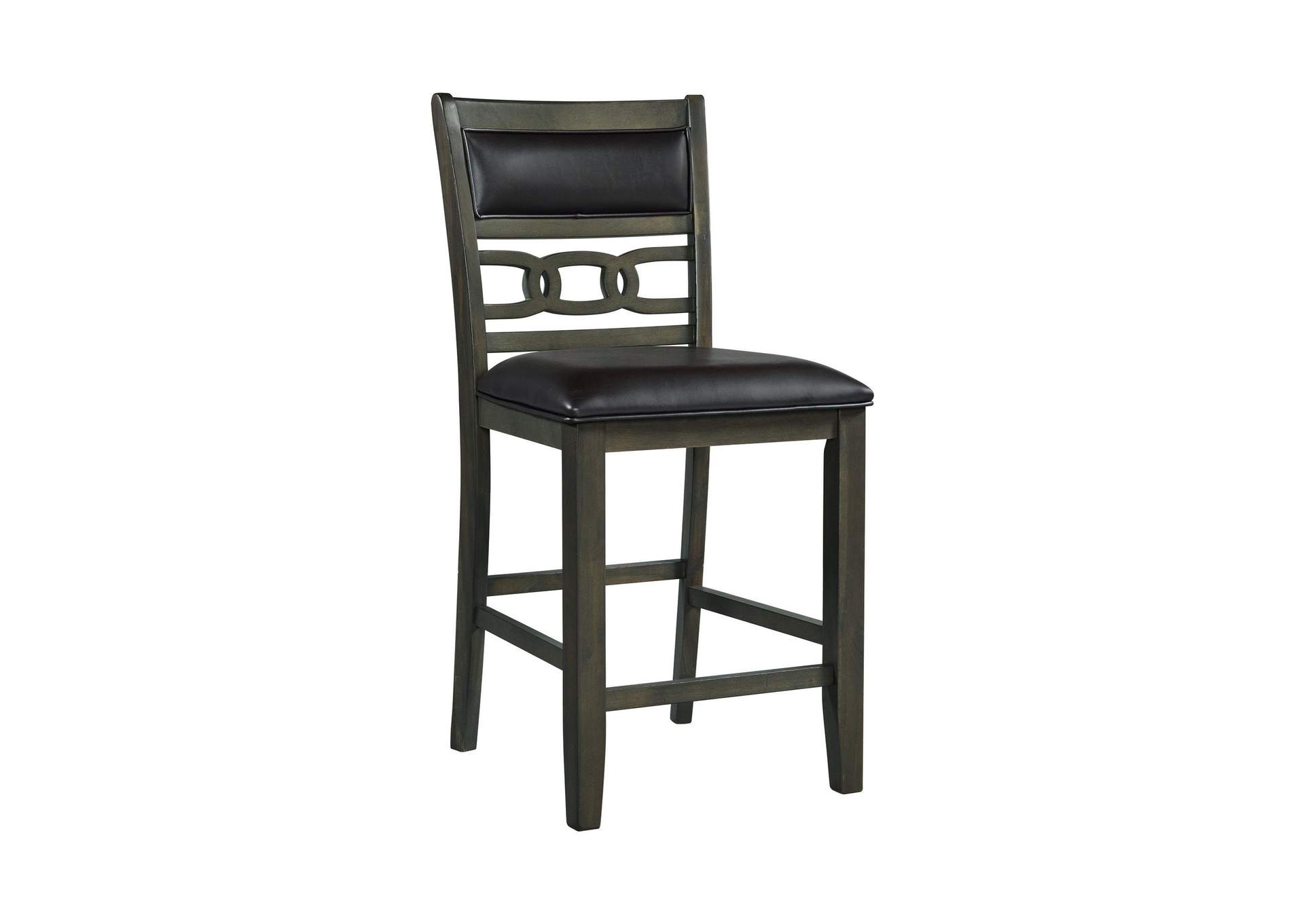 Amherst Counter Side Chair With Pu Cushion Grey Finish 2 Per Pack image 8