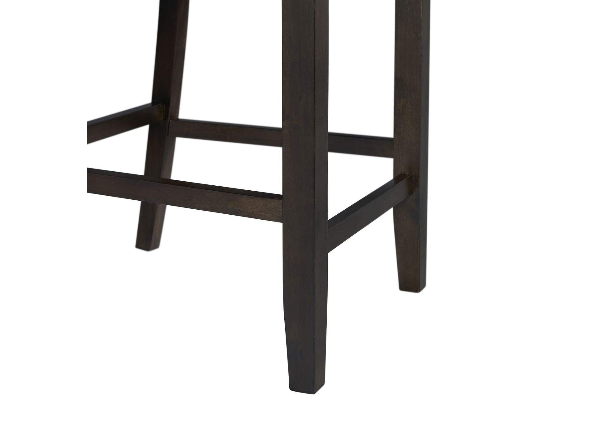 Amherst Counter Side Chair With Fabric Cushion Dark Finish 2 Per Pack image 4