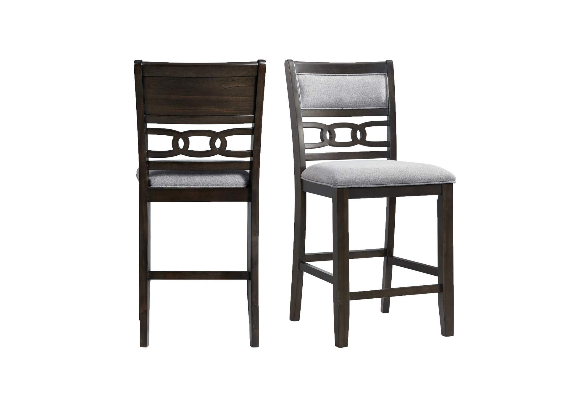Amherst Counter Side Chair With Fabric Cushion Dark Finish 2 Per Pack image 3
