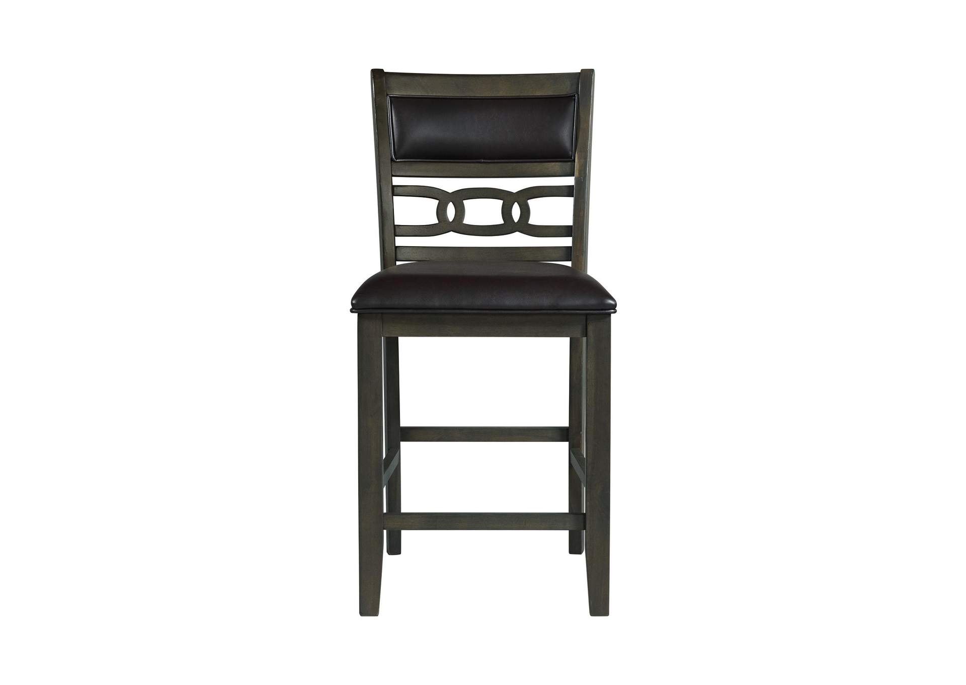Amherst Counter Side Chair With Pu Cushion Grey Finish 2 Per Pack image 10