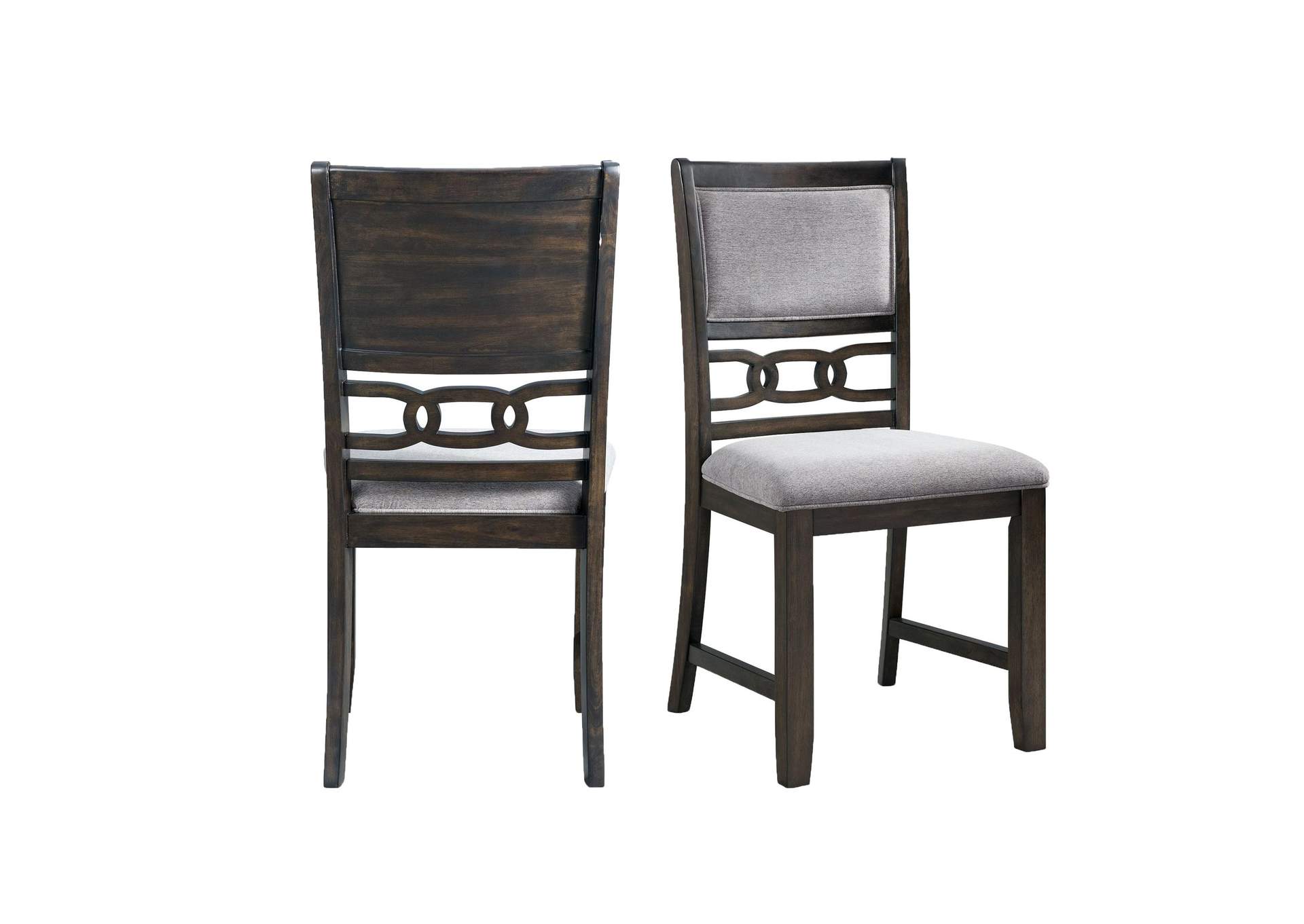 Amherst Dining Side Chair With Fabric Cushion Dark Finish 2 Per Pack image 3