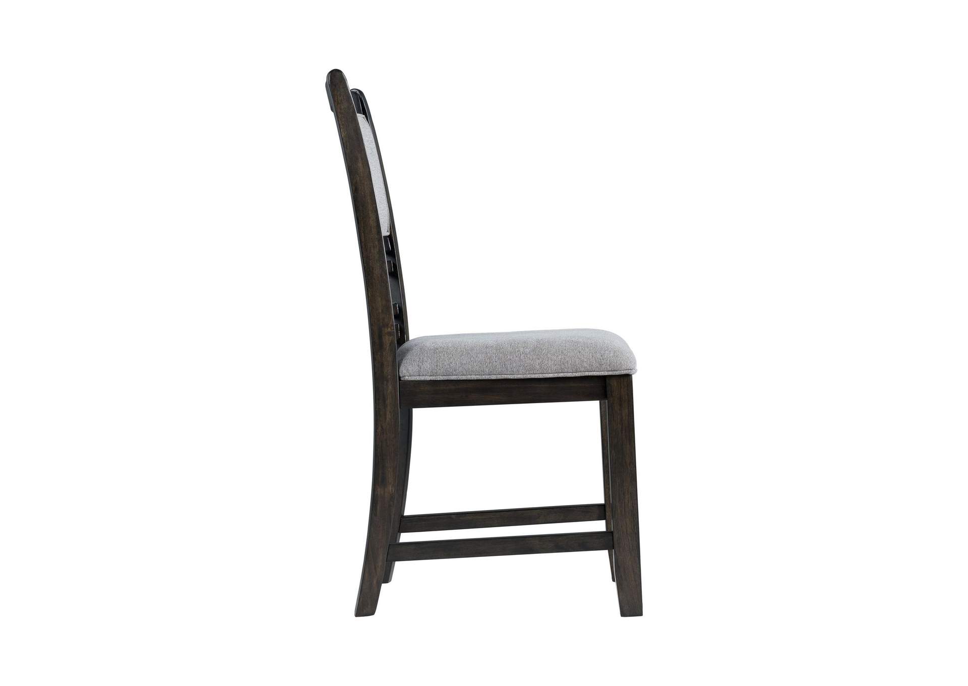 Amherst Dining Side Chair With Fabric Cushion Dark Finish 2 Per Pack image 14
