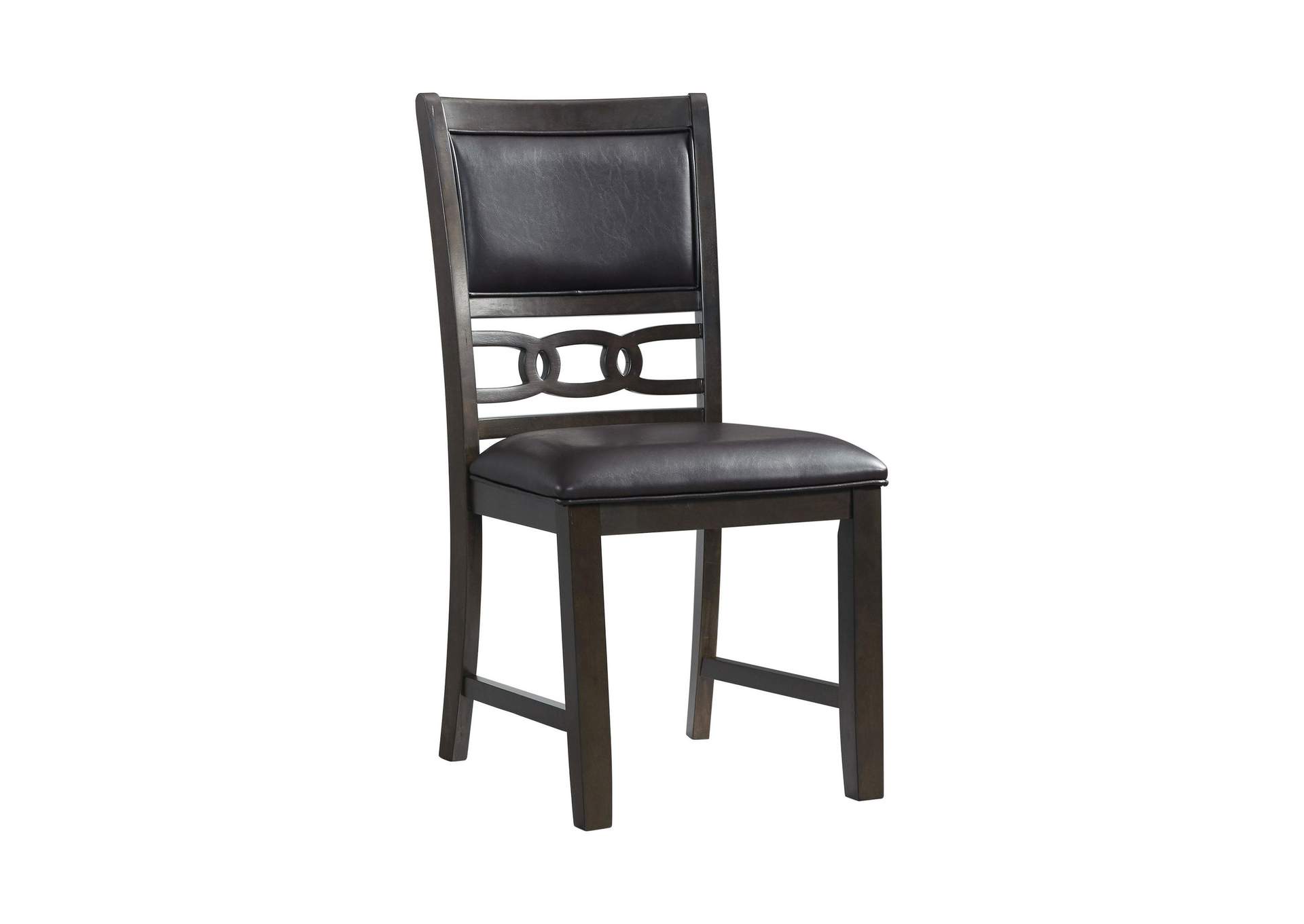 Amherst Dining Side Chair With Pu Cushion Side Stretcher Dark Finish 2 Per Pack image 11