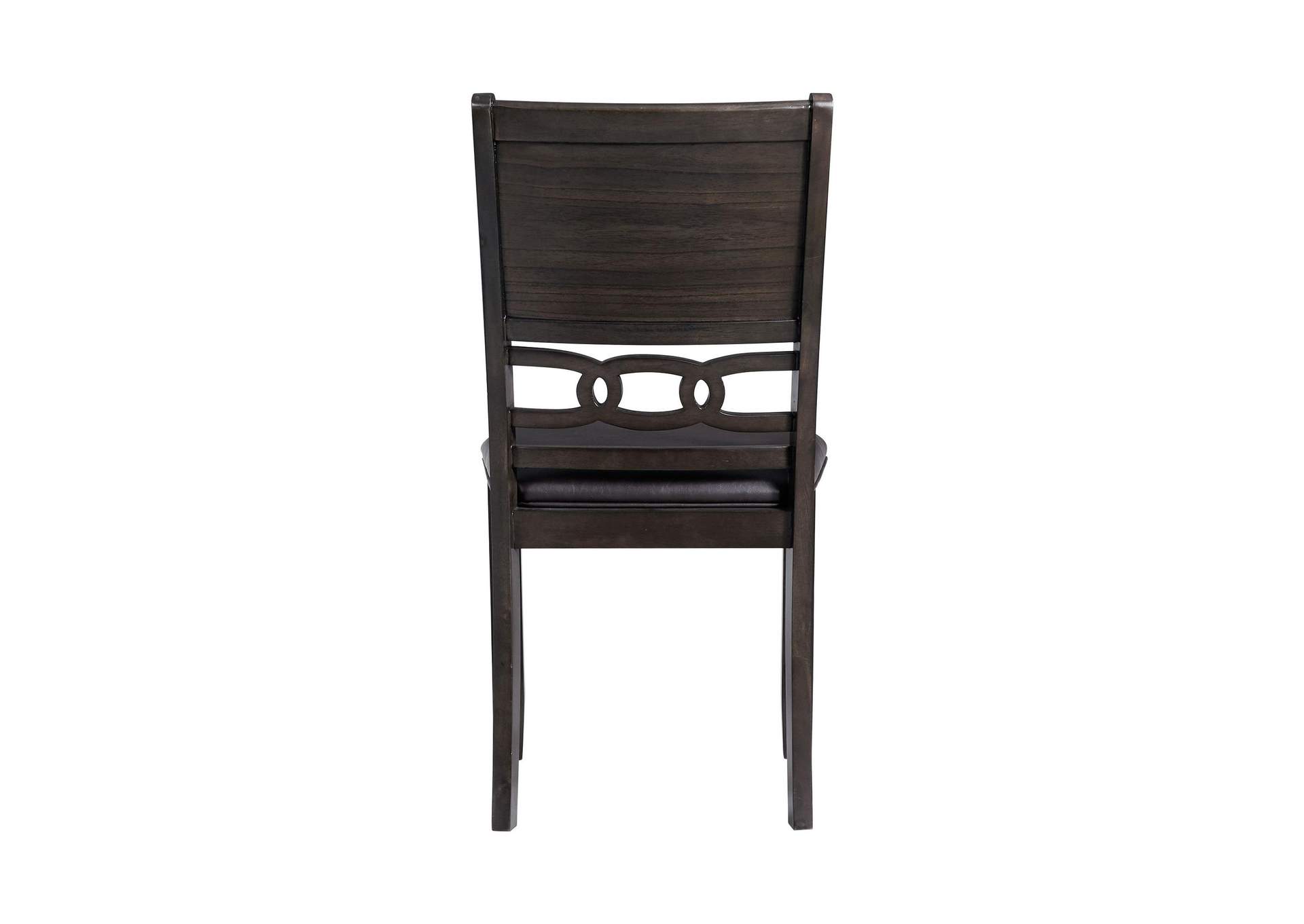 Amherst Dining Side Chair With Pu Cushion Side Stretcher Dark Finish 2 Per Pack image 16