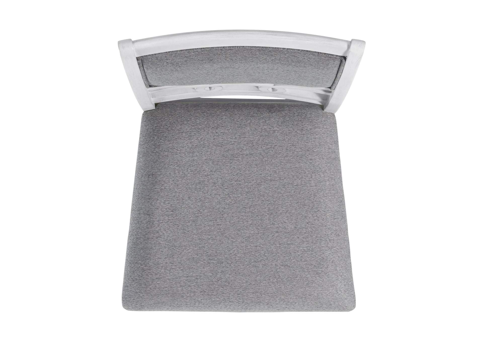 Amherst Counter Side Chair With Fabric Cushion White Finish 2 Per Pack image 7