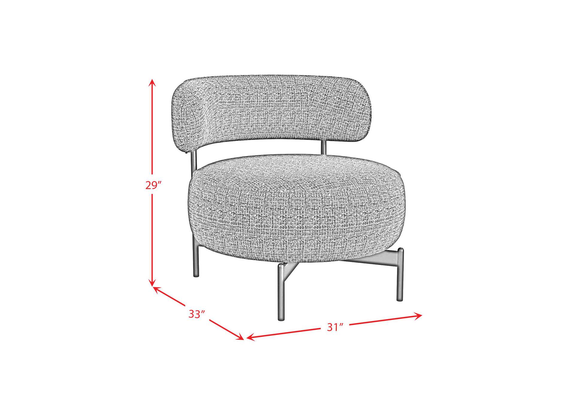 Antonia Swivel Chair In Heron Black image 5