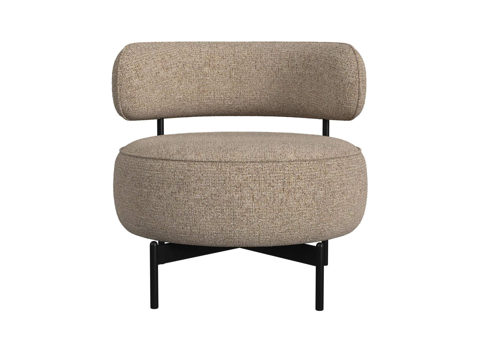 Antonia Swivel Chair In Heron Brown image 4