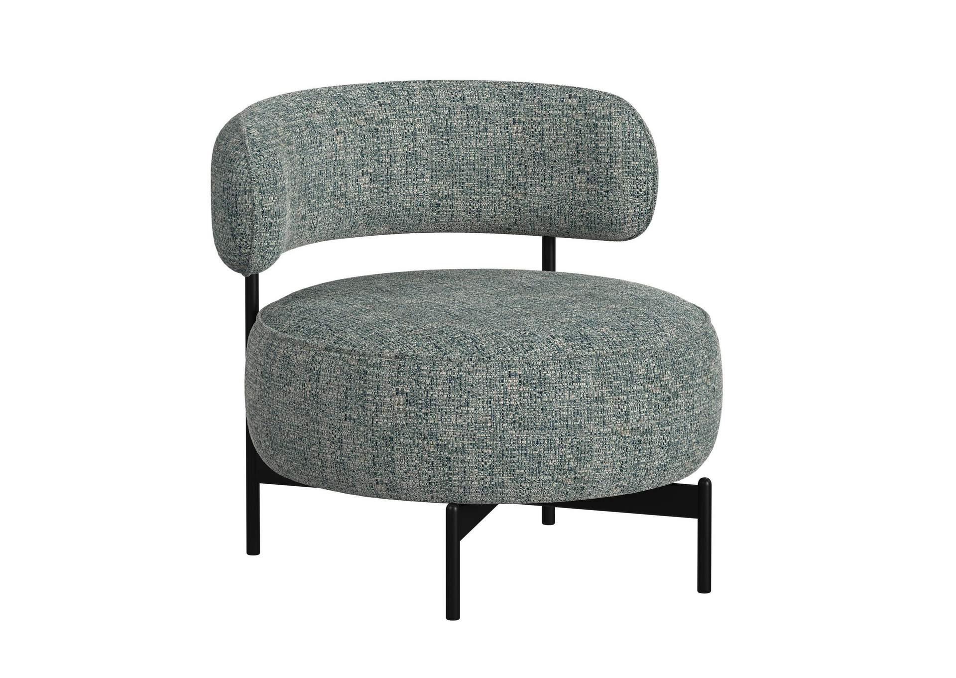 Antonia Swivel Chair In Heron Teal image 3
