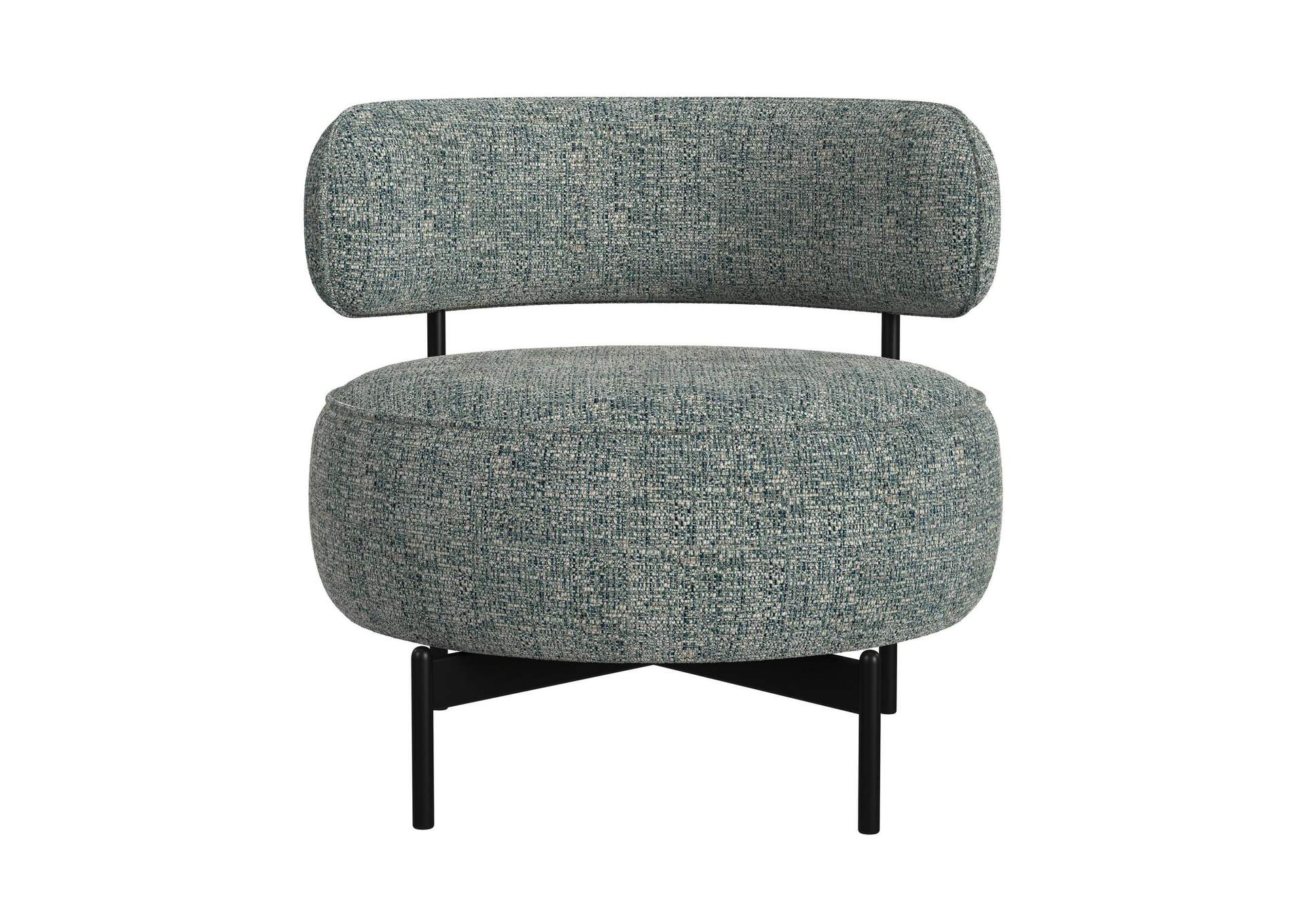 Antonia Swivel Chair In Heron Teal image 4