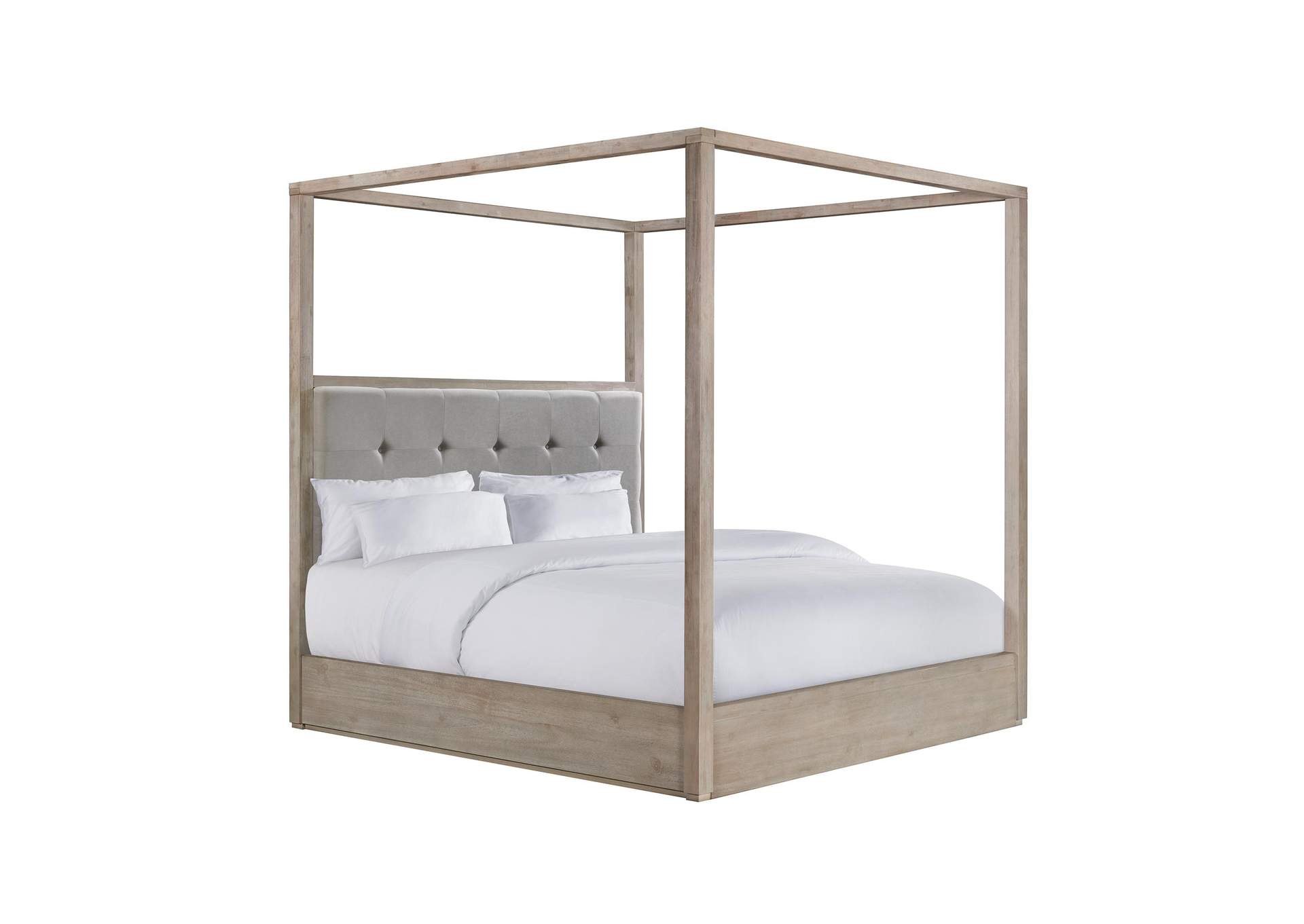 Arcadia King Canopy Bed In Grey image 4
