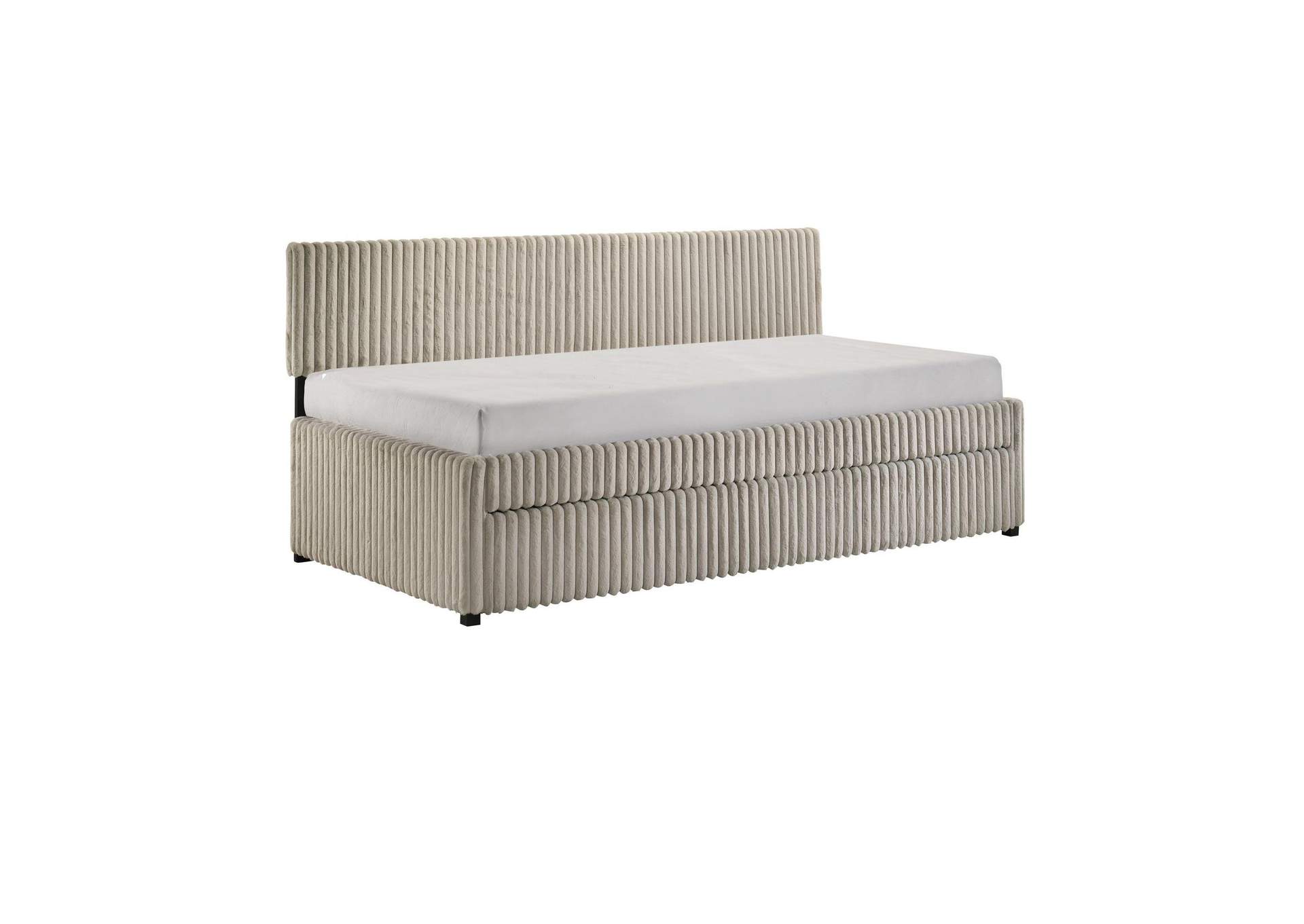 Arden Twin Daybed With Trundle In Corduroy Beige image 6