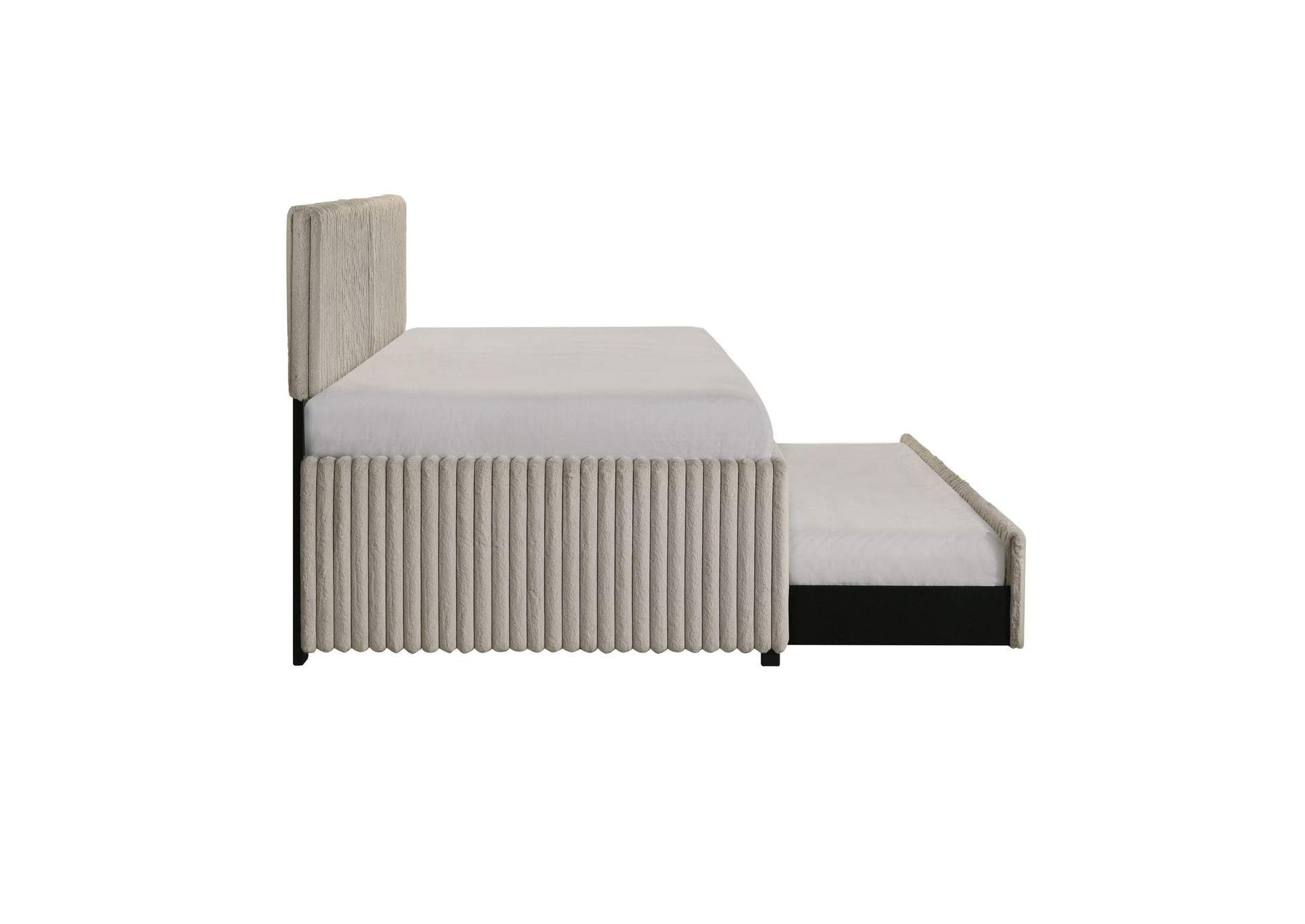 Arden Twin Daybed With Trundle In Corduroy Beige image 10