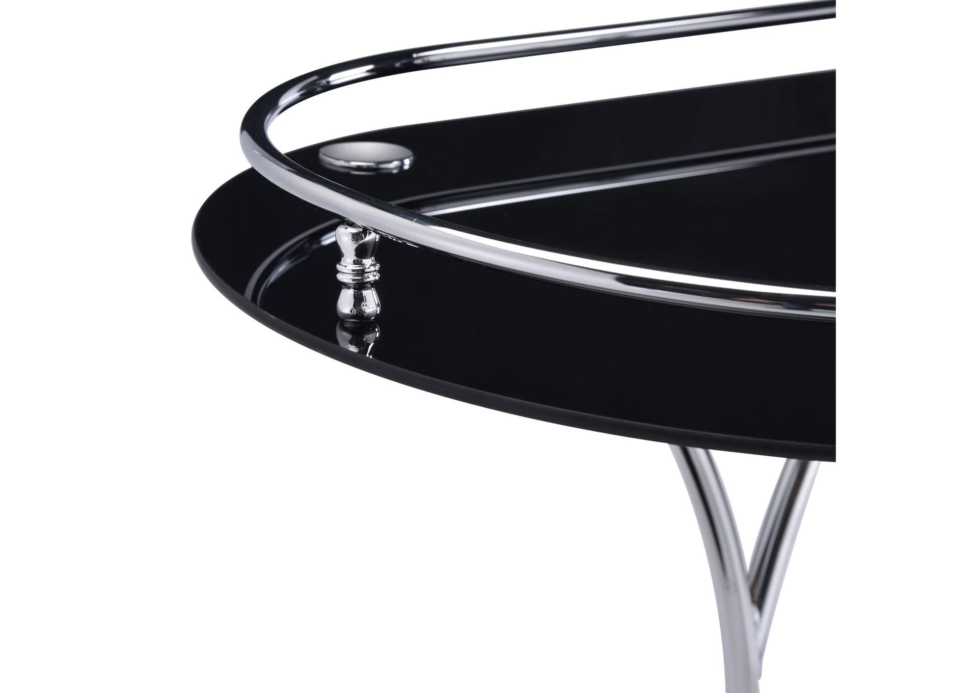 Arguila Bar Cart Black - 3 A
