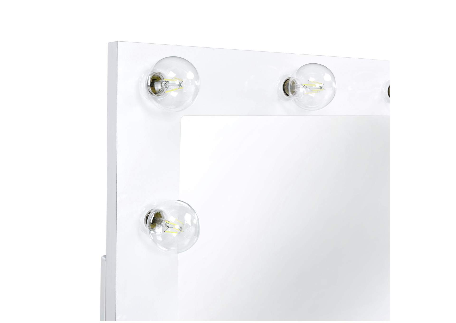 Ariana Complete Dressing Table With Lightbulbs image 3
