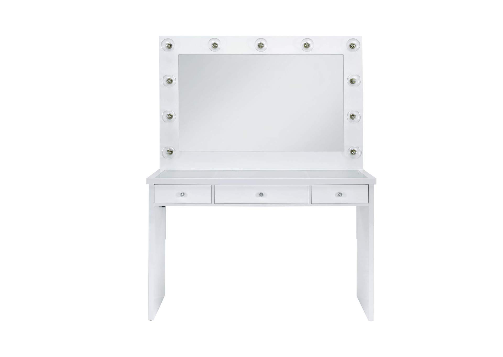 Ariana Complete Dressing Table With Lightbulbs image 11