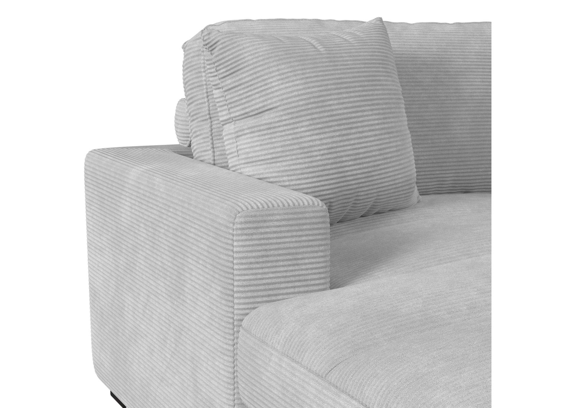 Arizona Modular Left Hand Facing Chaise With 1 Pillow In 20 Steno Stone