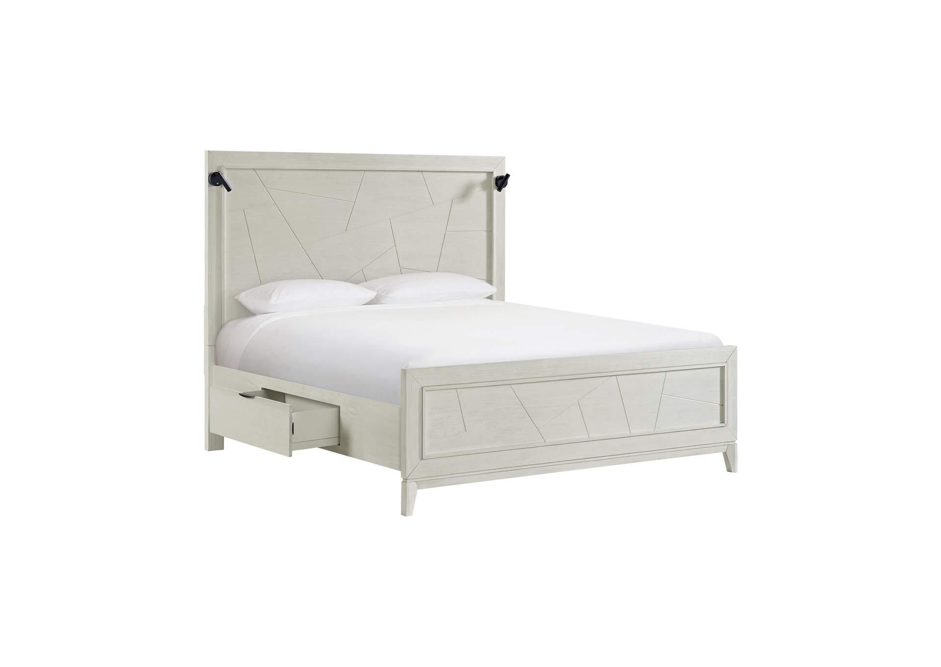Artis King Bed With Storage In White image 10