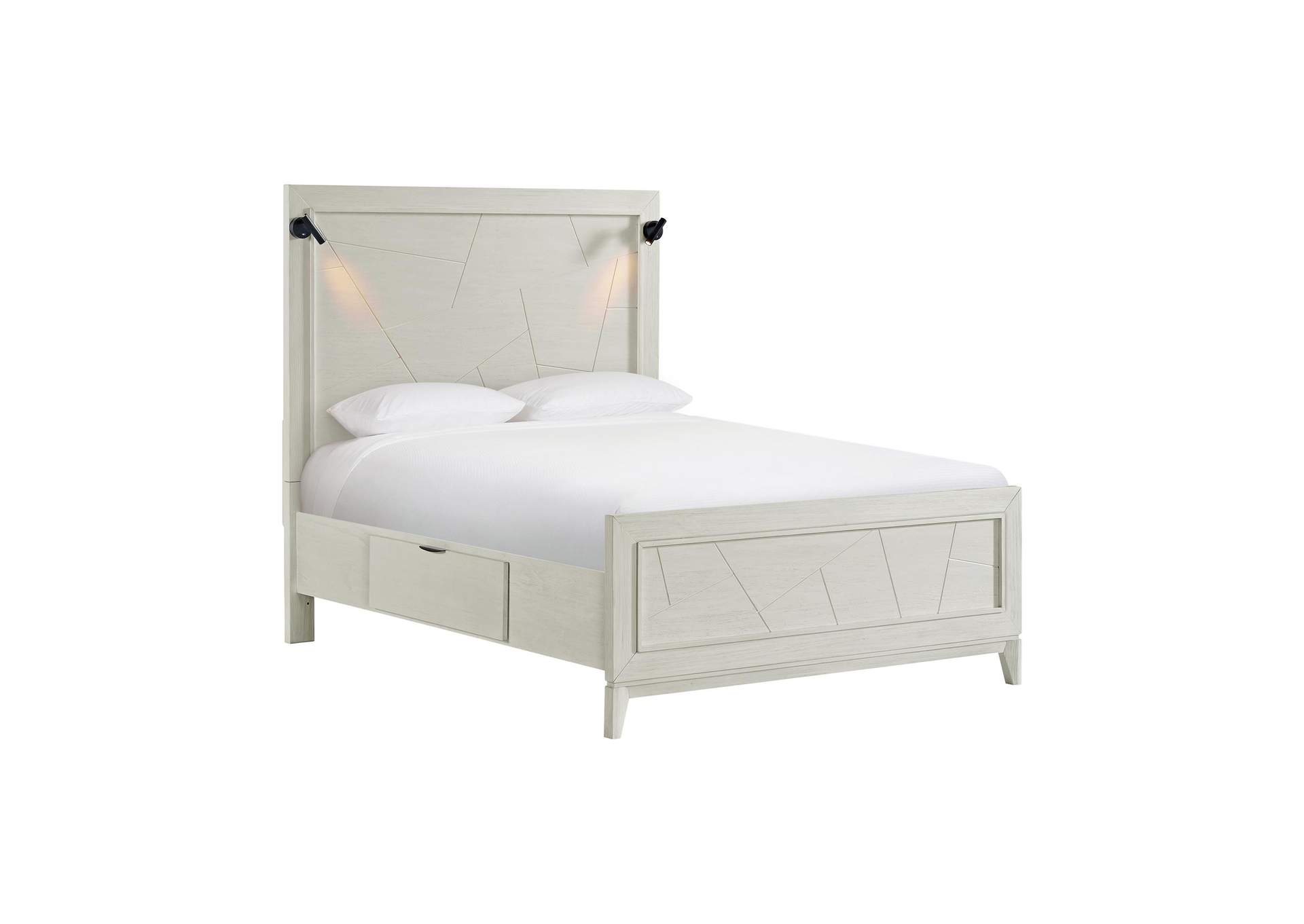 Artis Queen Bed With Storage In White image 9