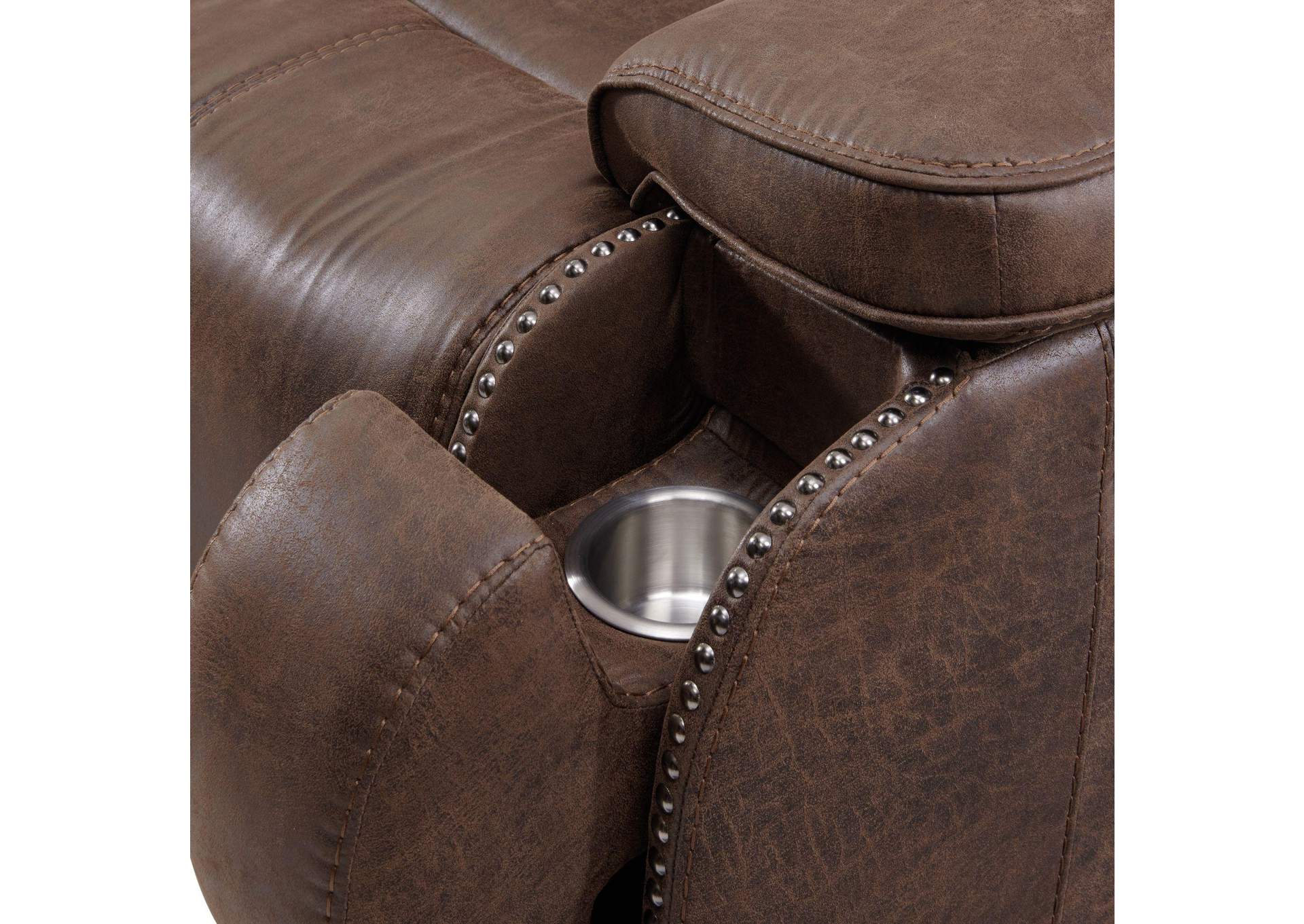 Atlantis Motion Sofa In Heritage Brown image 7