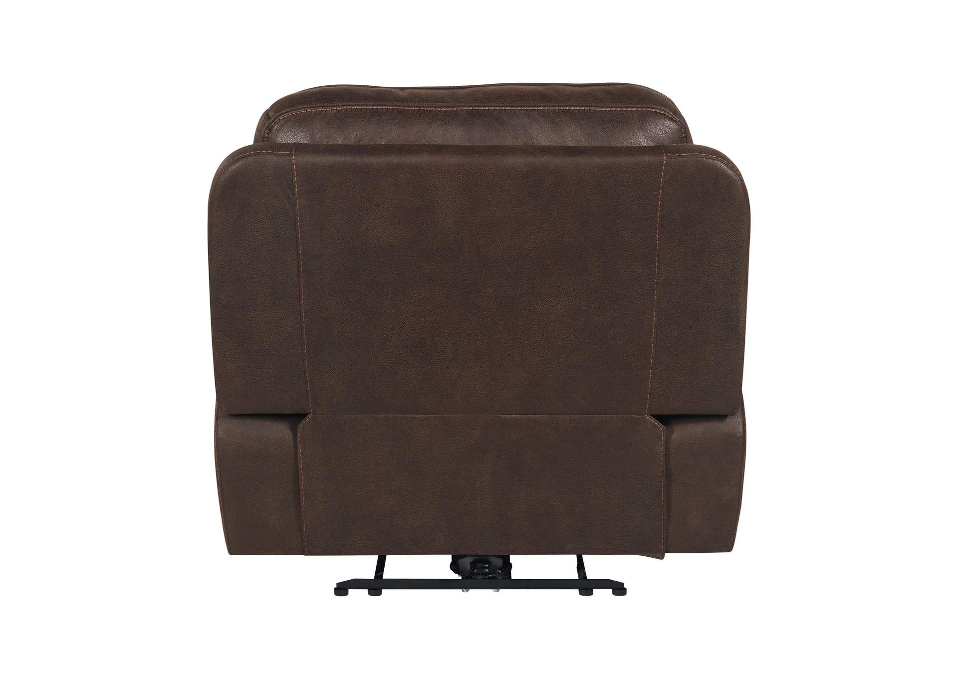 Atlantis Power Motion Recliner With Power Head Recliner In Heritage Coffee image 9