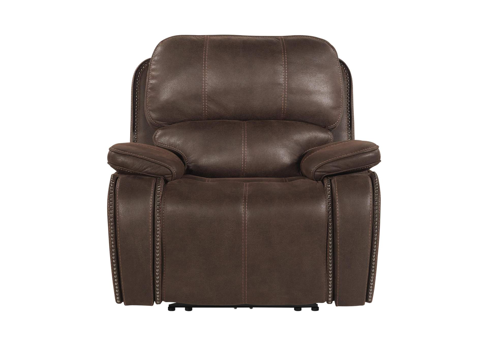 Atlantis Power Motion Recliner With Power Head Recliner In Heritage Coffee image 8