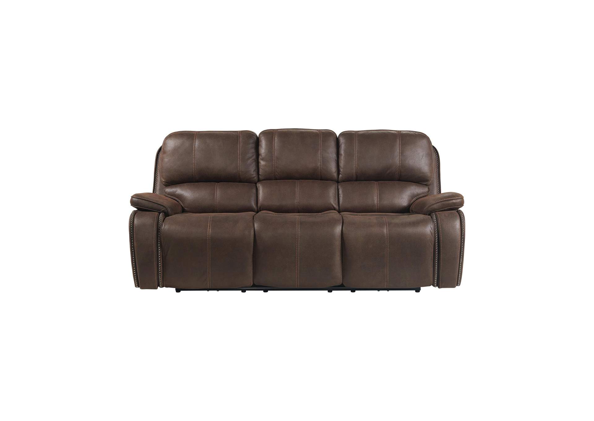 Atlantis Power Motion Sofa With Power Headrest In Heritage Coffee image 9