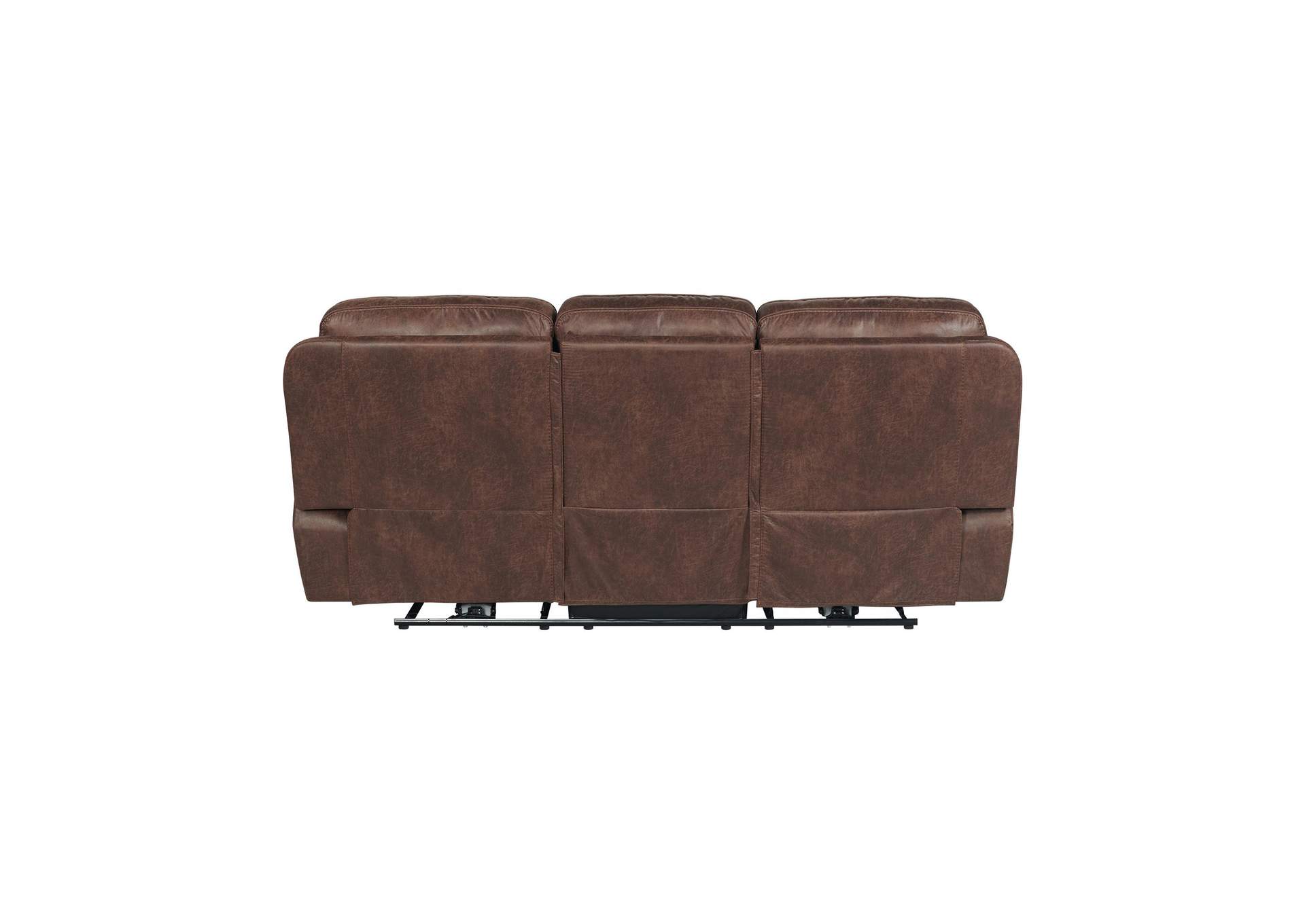 Atlantis Power Motion Sofa With Power Motion Head Recliner In Heritage Brown image 12