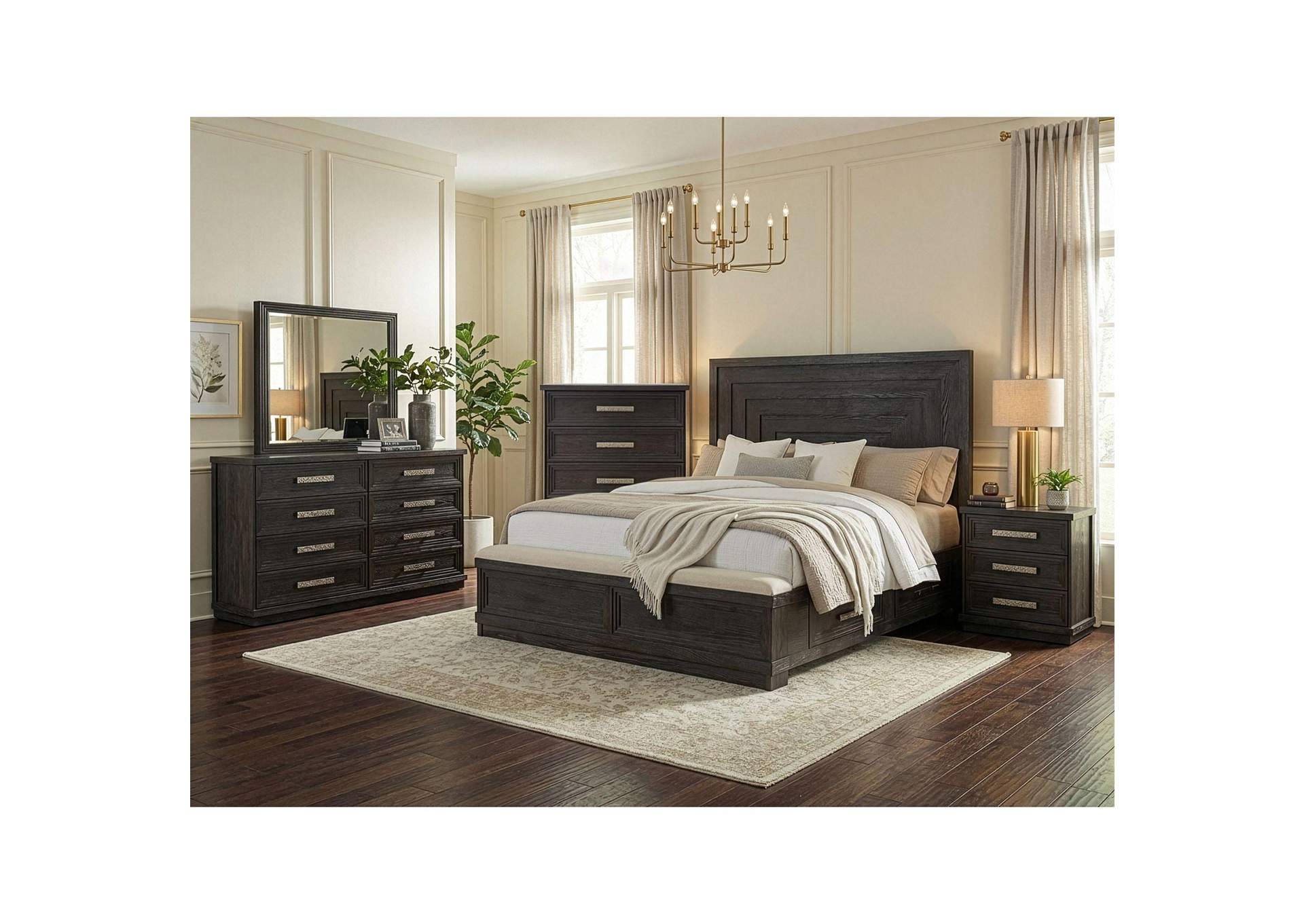 Avalanche 8 - Drawer Dresser In Charcoal image 1