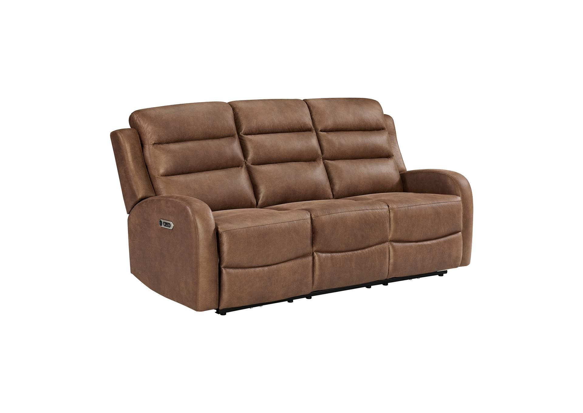 Avanti 2 Piece Living Room Set In Whiskers Pu Brown - Sofa Loveseat image 3