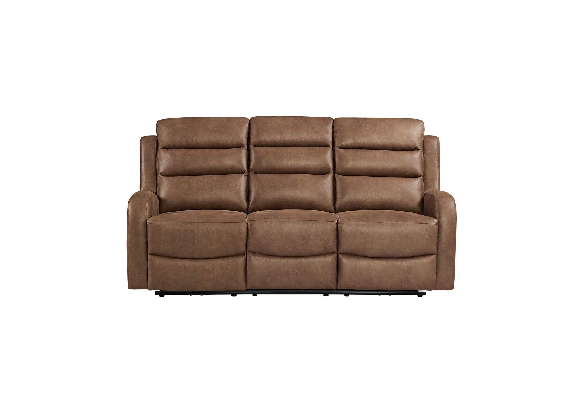 Avanti Power Motion Sofa With Power Motion Head Recliner In Whiskers Pu Brown image 8