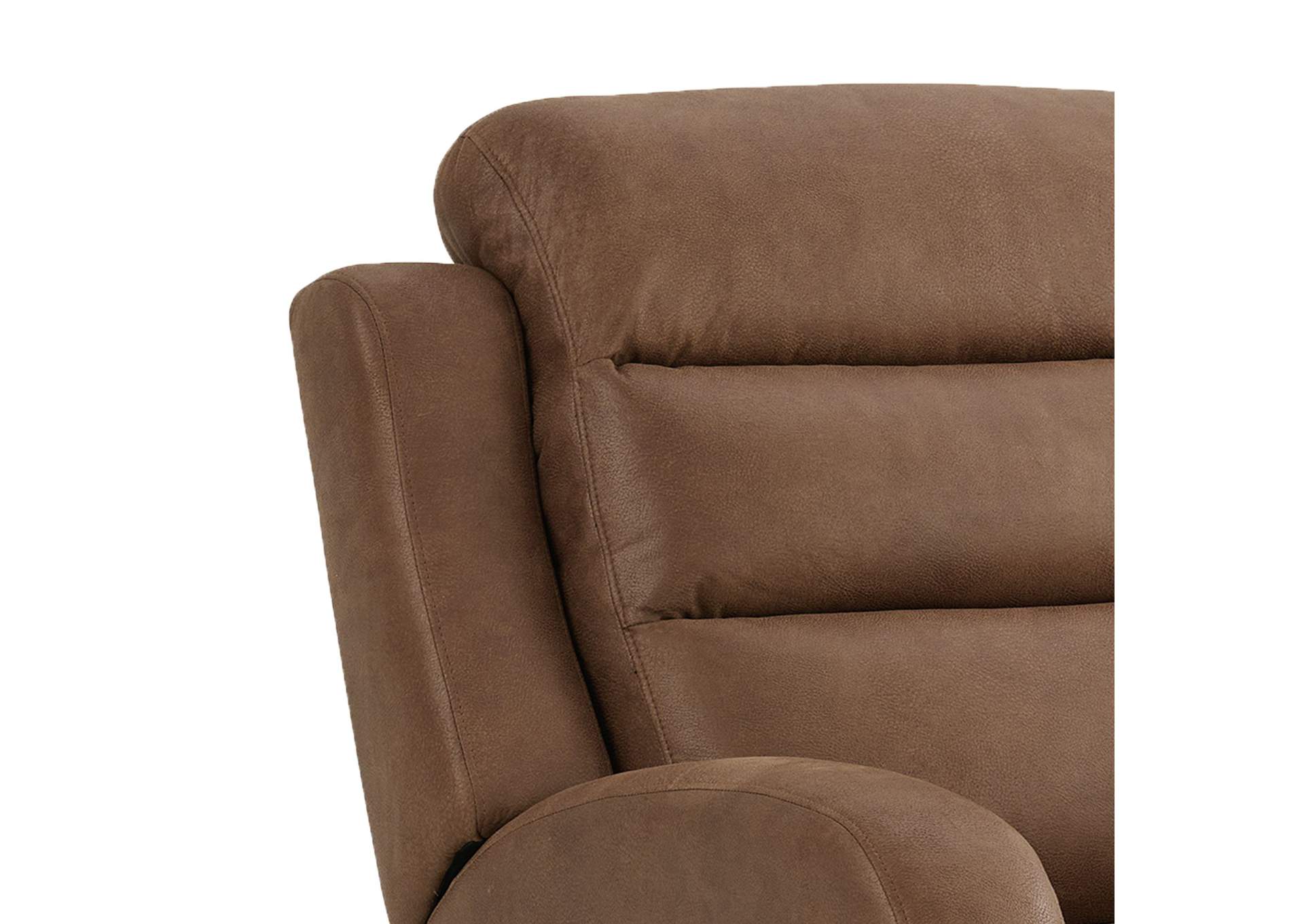 Avanti 2 Piece Living Room Set In Whiskers Pu Brown - Sofa Loveseat image 8