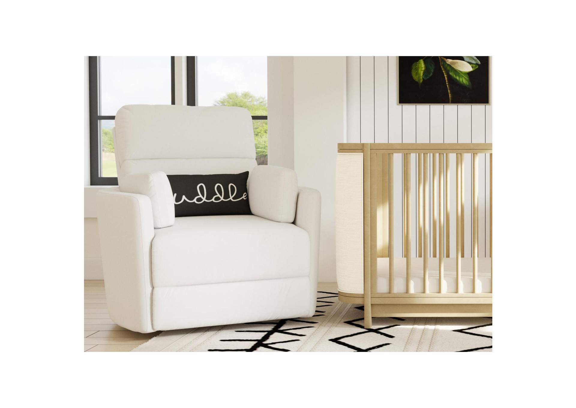 Avila Swivel Power Glider Recliner In Culp Peyton Pearl image 1