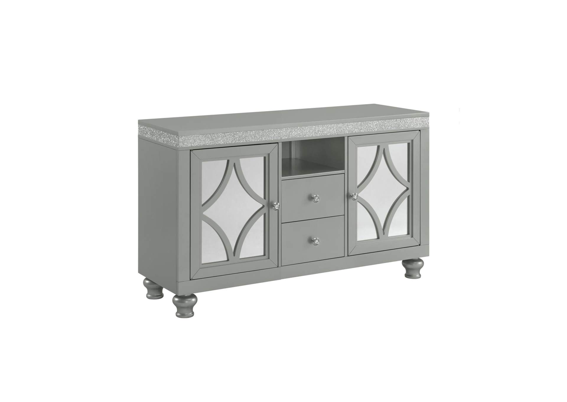 Avril 60 TV Stand In Silver image 7
