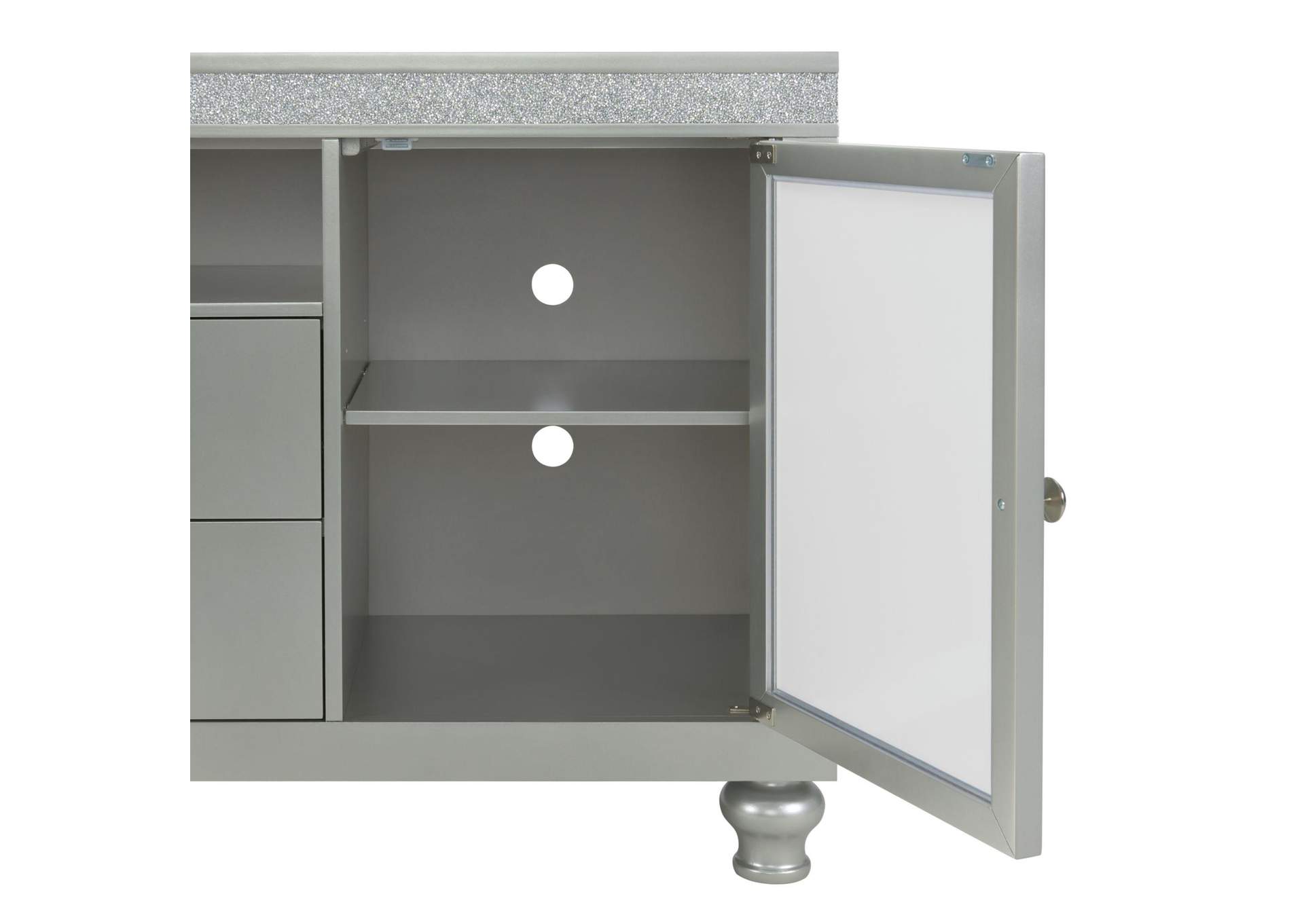 Avril 60 TV Stand In Silver image 4