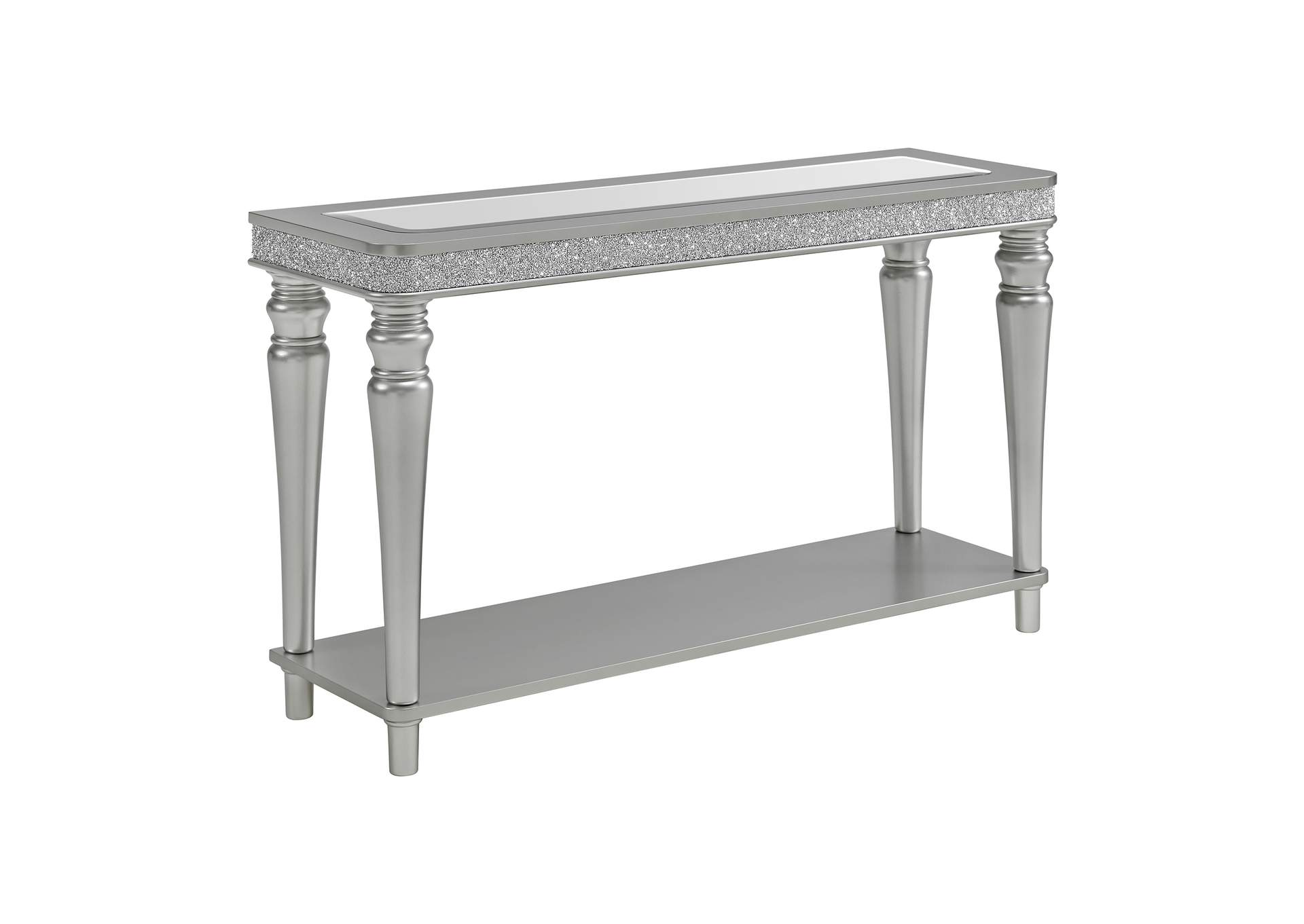 Avril Sofa Table In Silver