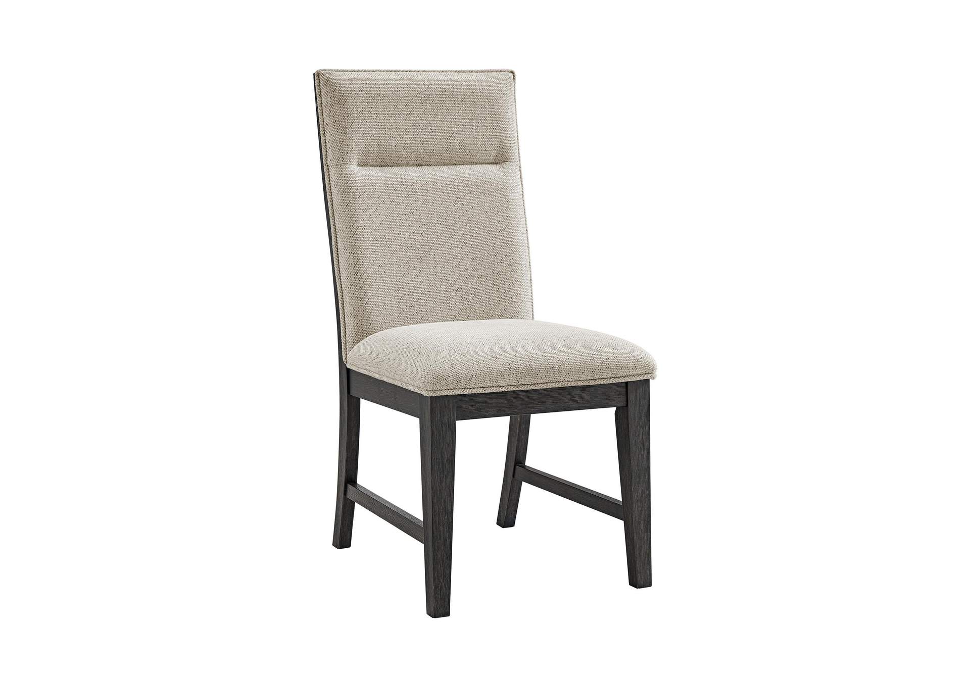 Axel Dining Chair With Light Grey Fabric In Espresso 2 Per Carton image 7