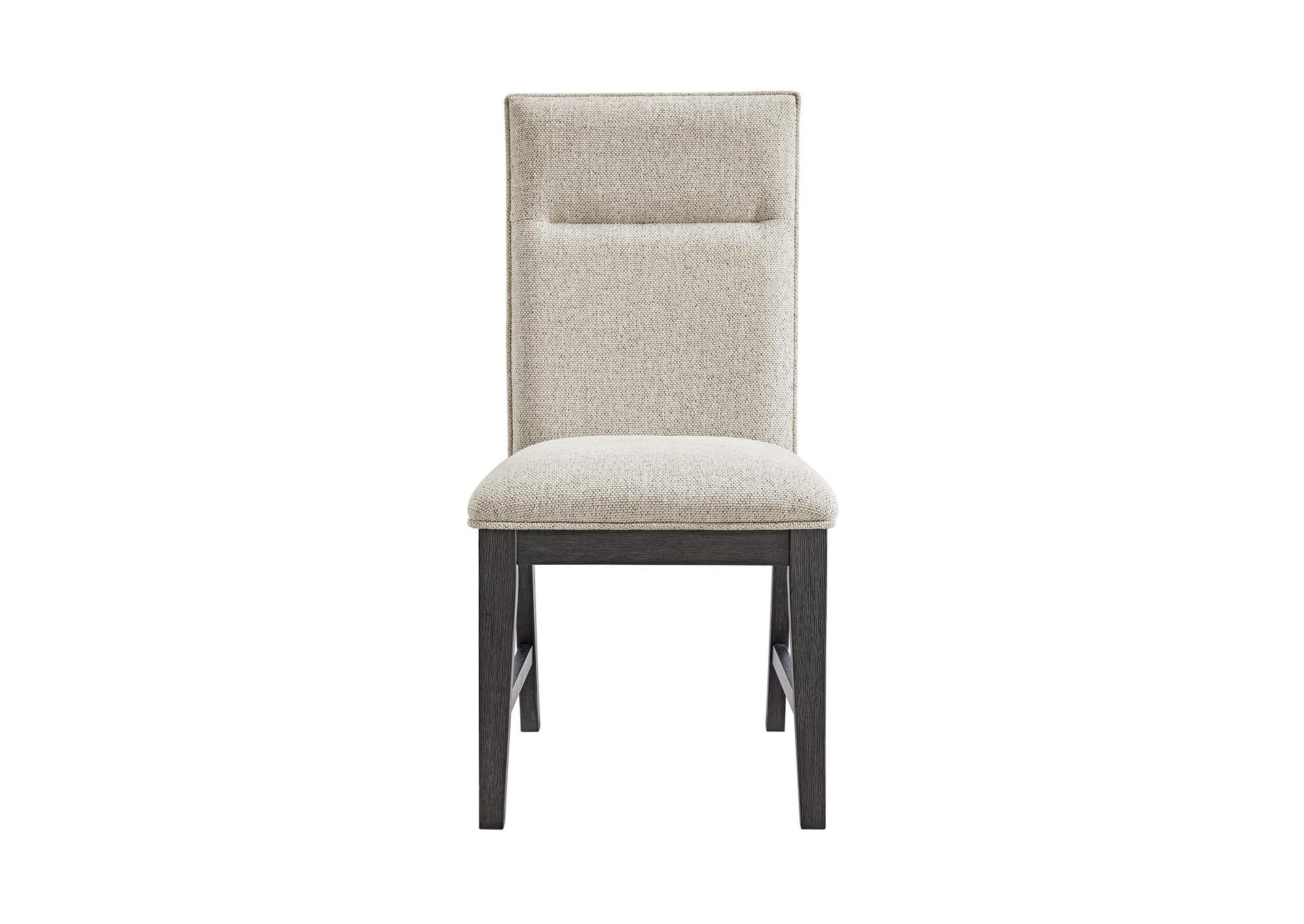 Axel Dining Chair With Light Grey Fabric In Espresso 2 Per Carton image 8
