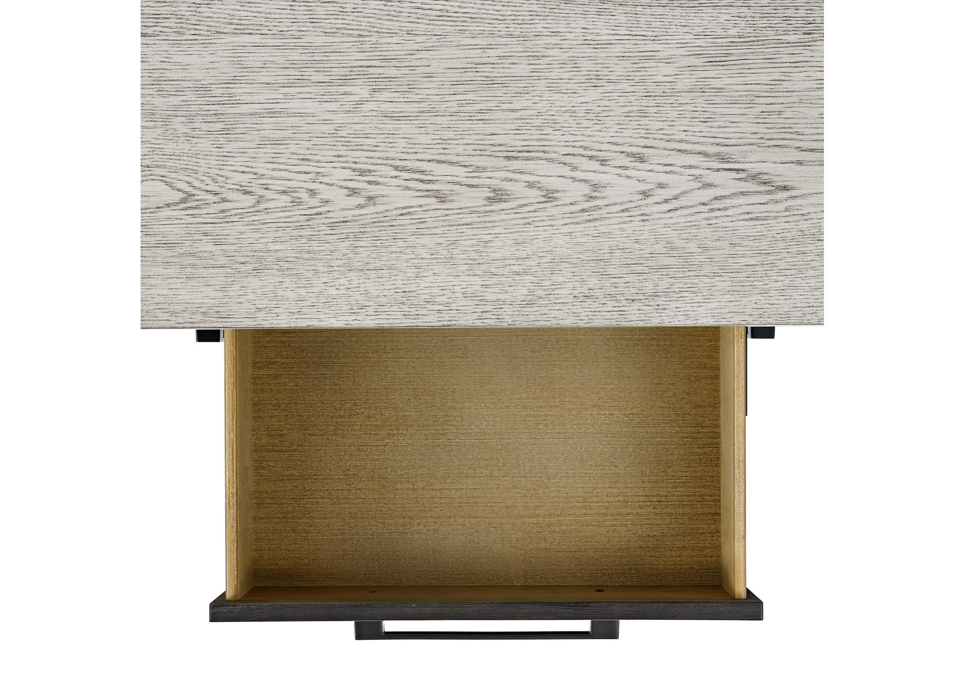 Axel Server In Light Grey And Espresso image 6