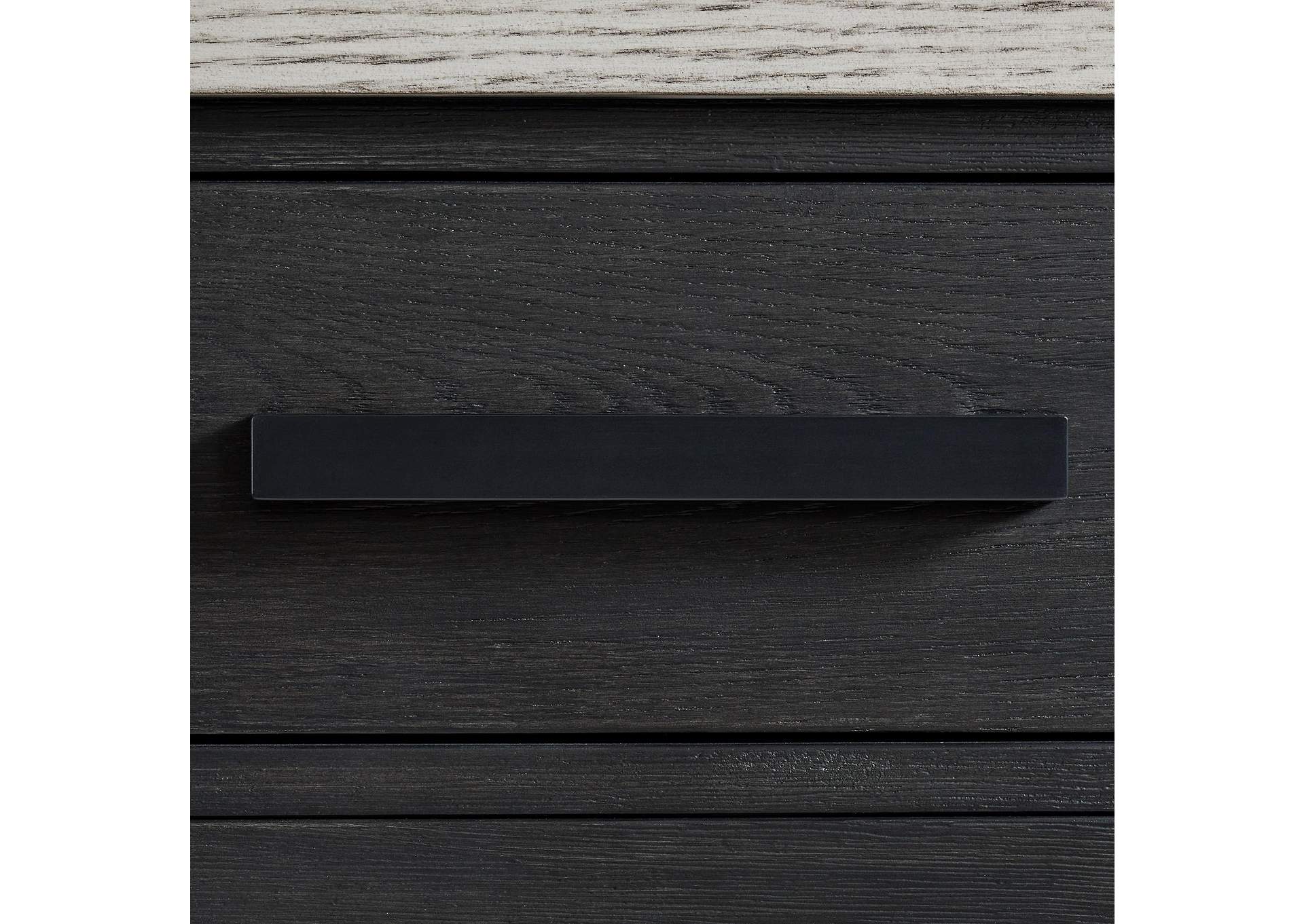 Axel Server In Light Grey And Espresso image 9