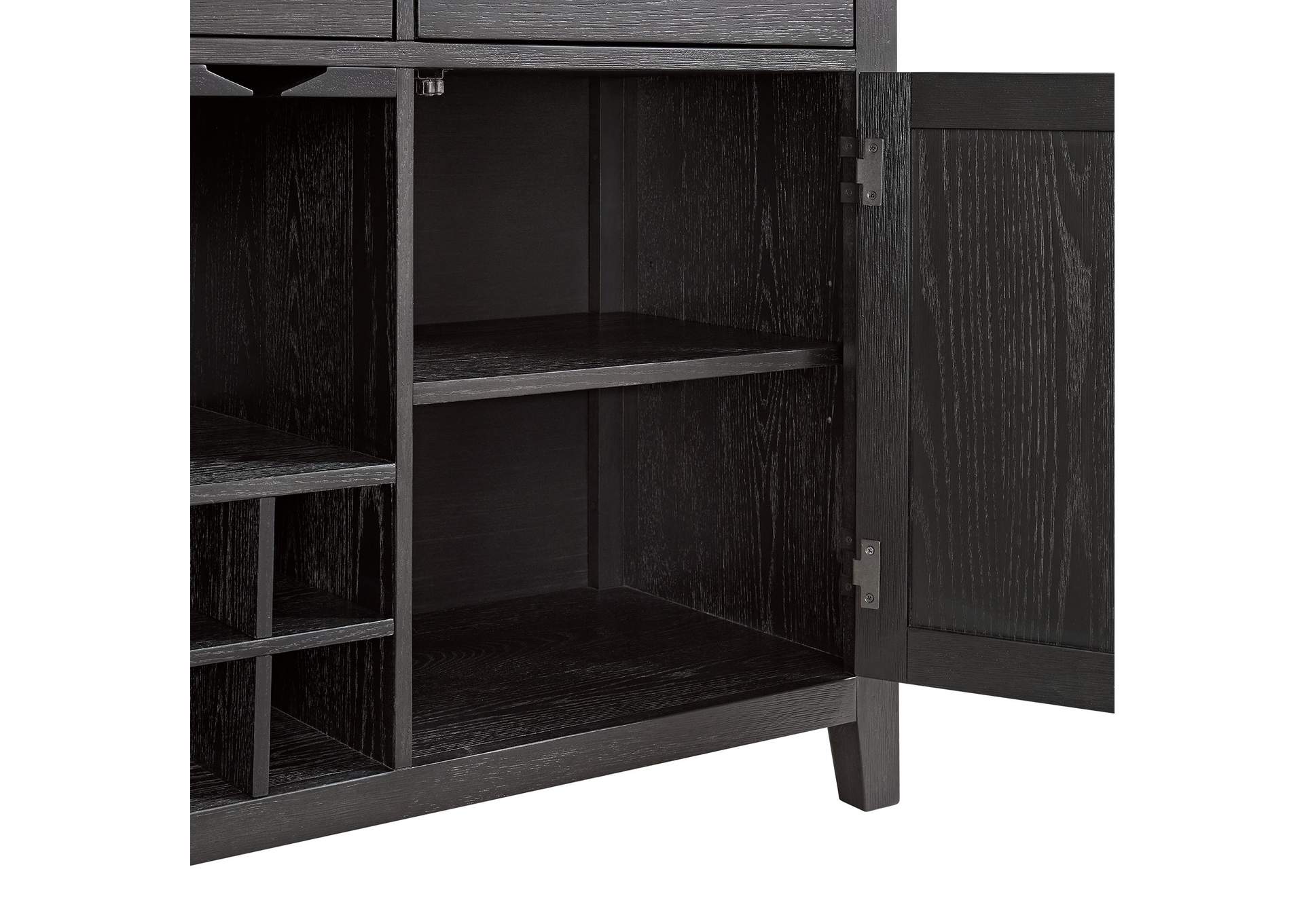 Axel Server In Light Grey And Espresso image 8