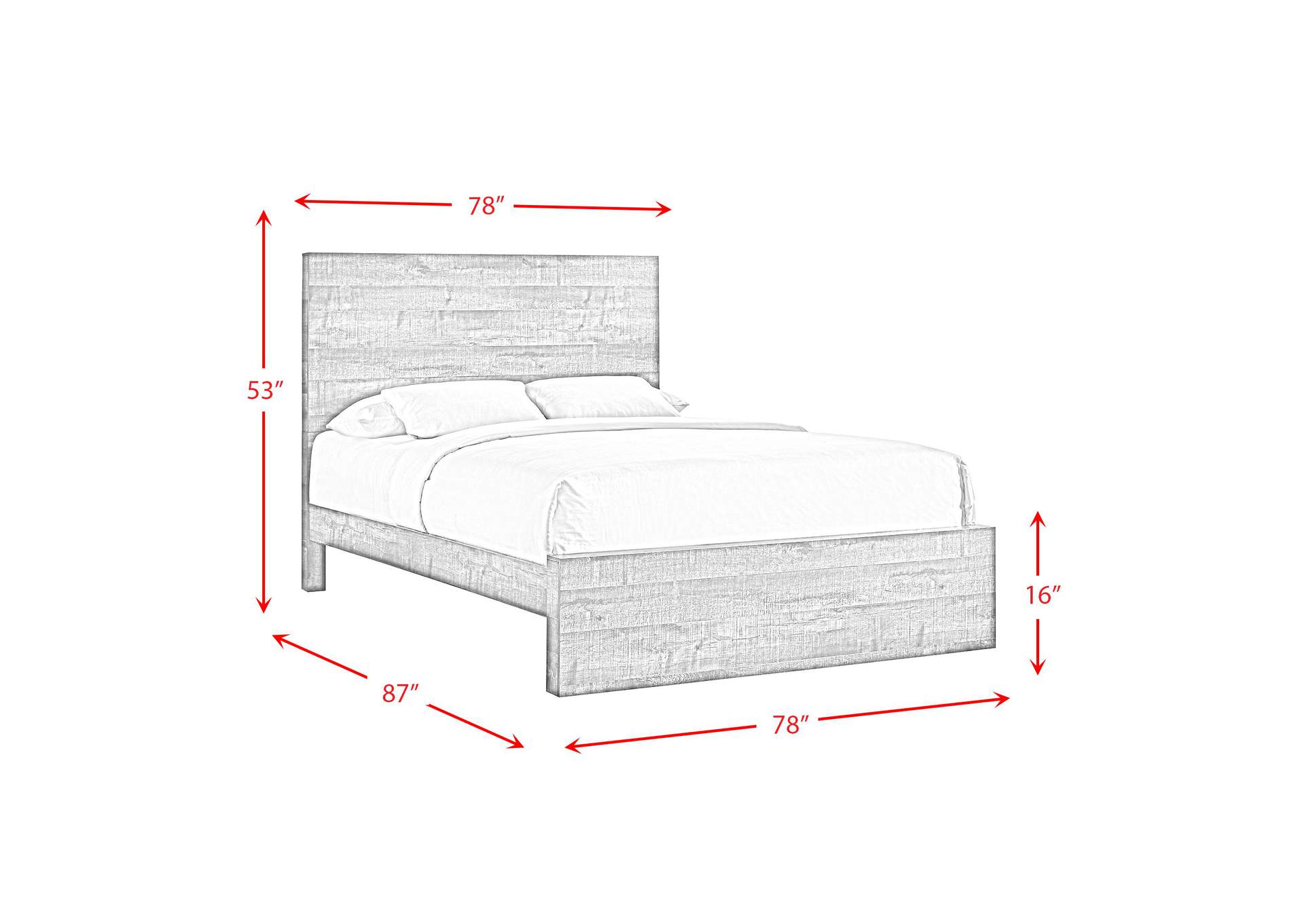 Bailey Drift King Panel Bed image 5